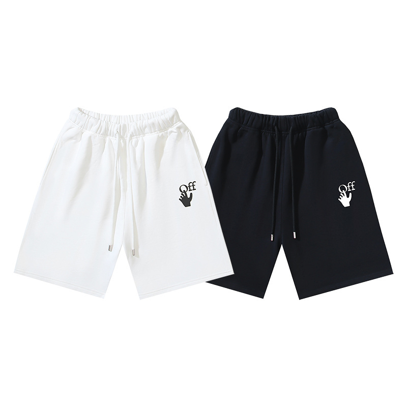 Bstsneaker-Off White Hand Off Skate Logo Sweat Shorts #1014