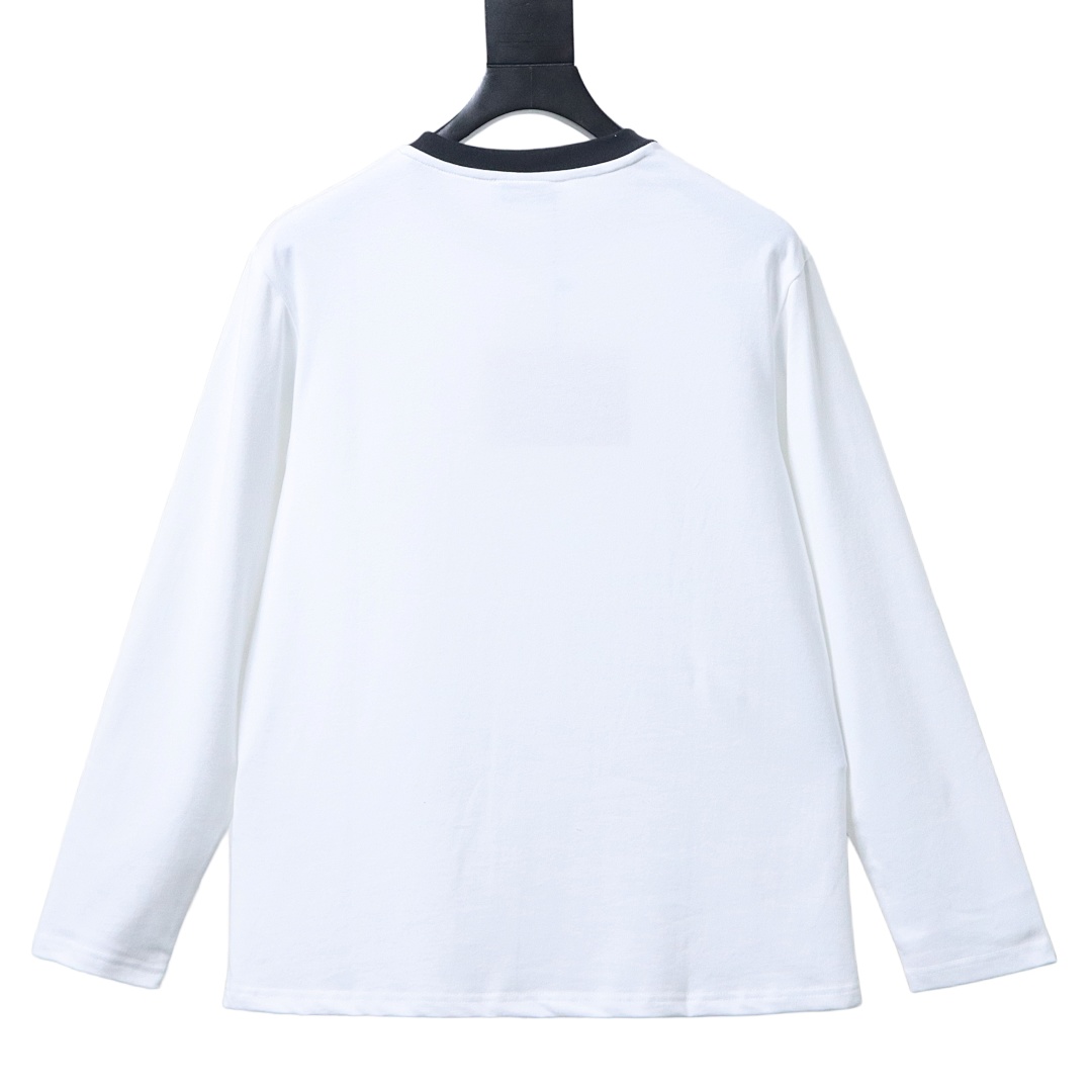Bstsneaker-Miu Miu embroidered long-sleeved T-shirt 160