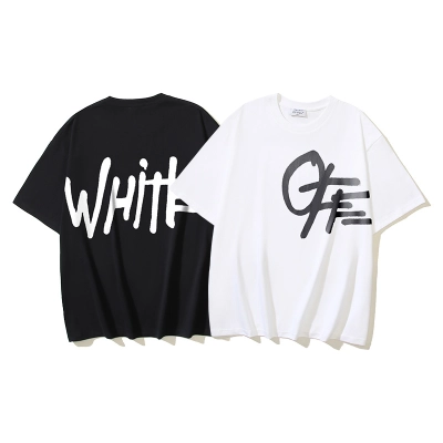 Bstsneaker-Off White Spray Logo Skate T-shirt 1389# 110 01
