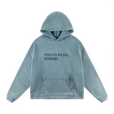 Bstsneaker-Enfants Riches Déprimés Thrashed Logo Hoodie Blue 200 01