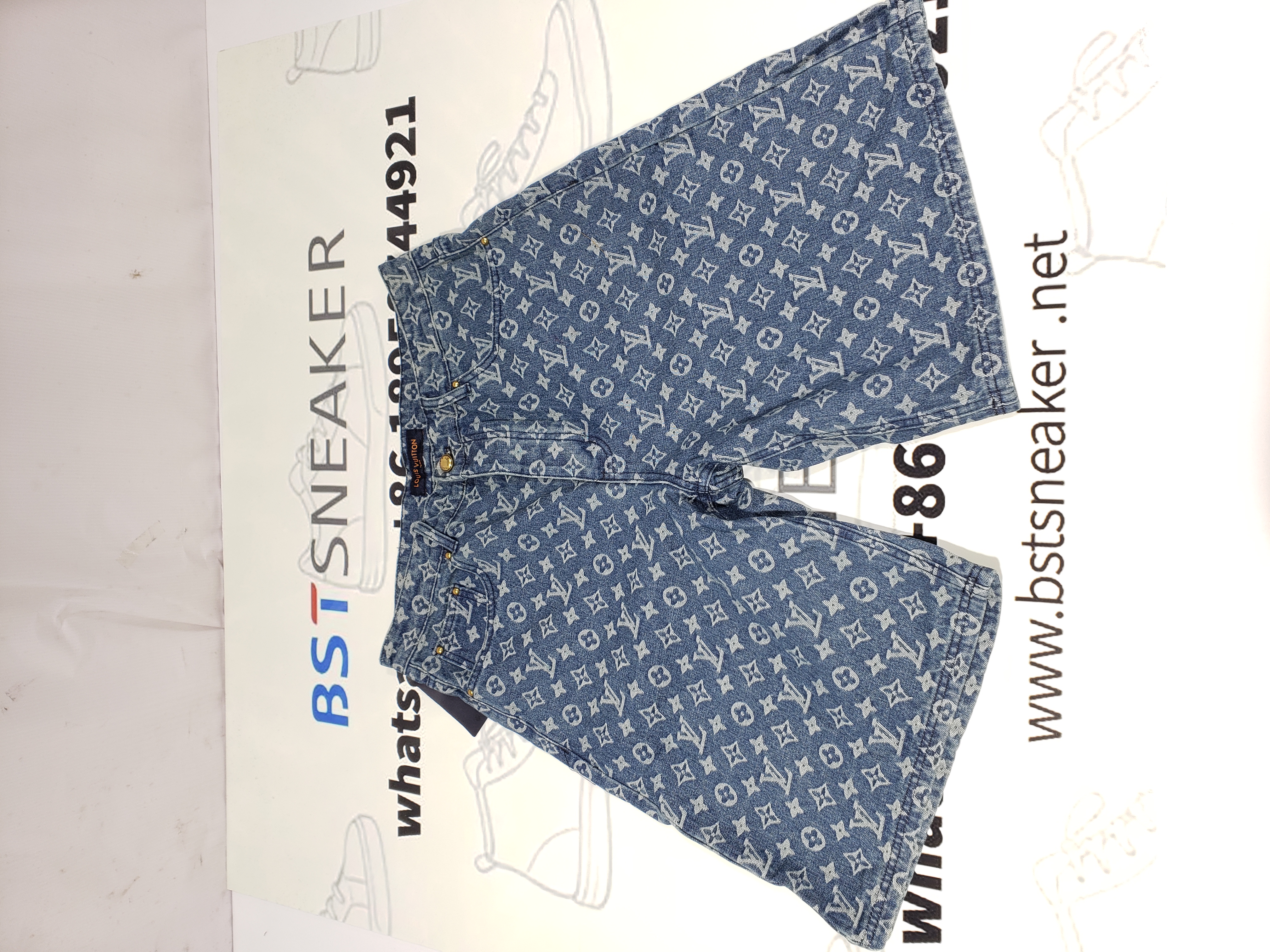 Bstsneaker-Louis Vuitton Monogram Denim Shorts 190