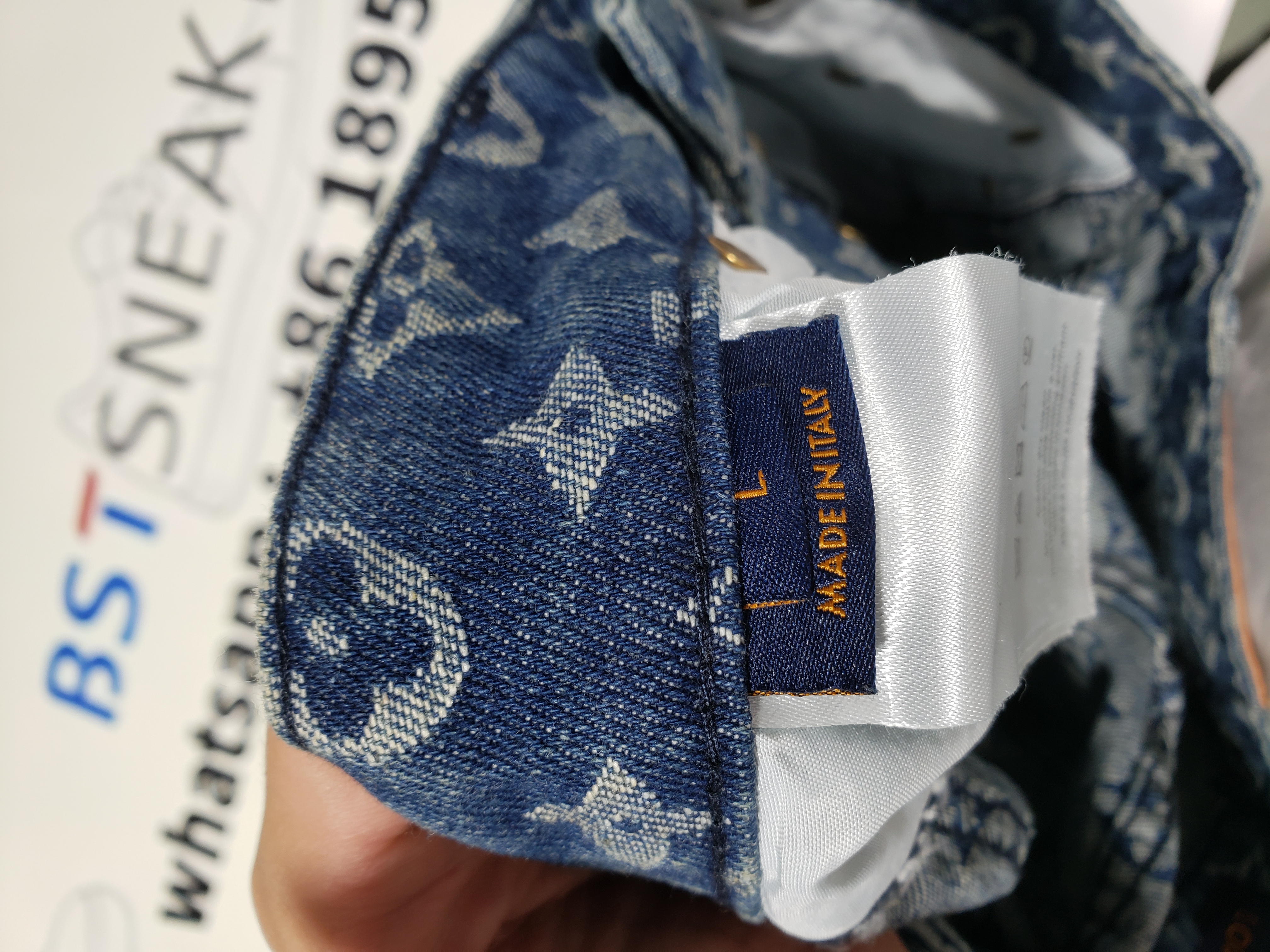 Bstsneaker-Louis Vuitton Monogram Denim Shorts 190