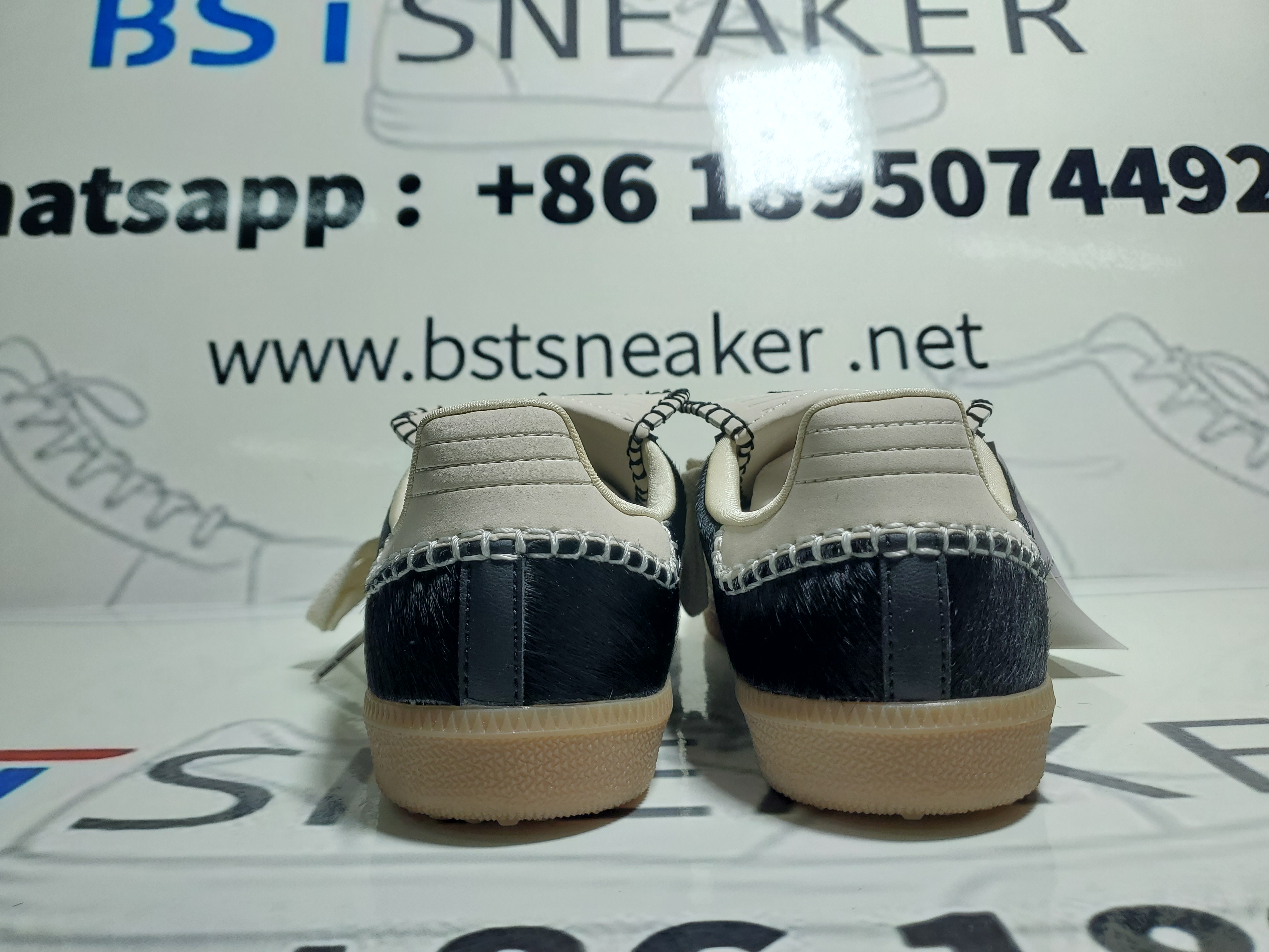Bstsneaker-Samba Pony Tonal Wales Bonner Core Black IE0580