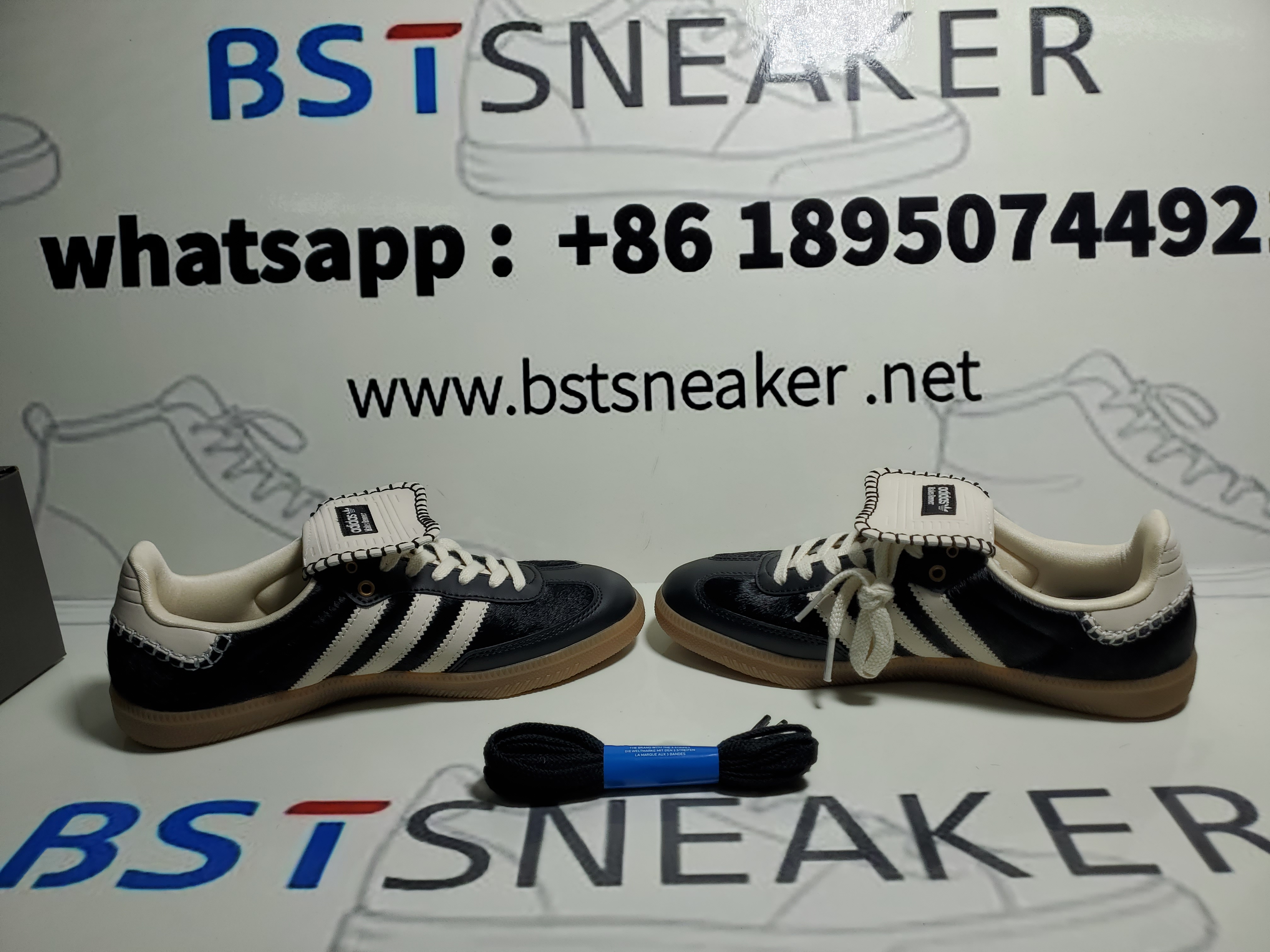 Bstsneaker-Samba Pony Tonal Wales Bonner Core Black IE0580
