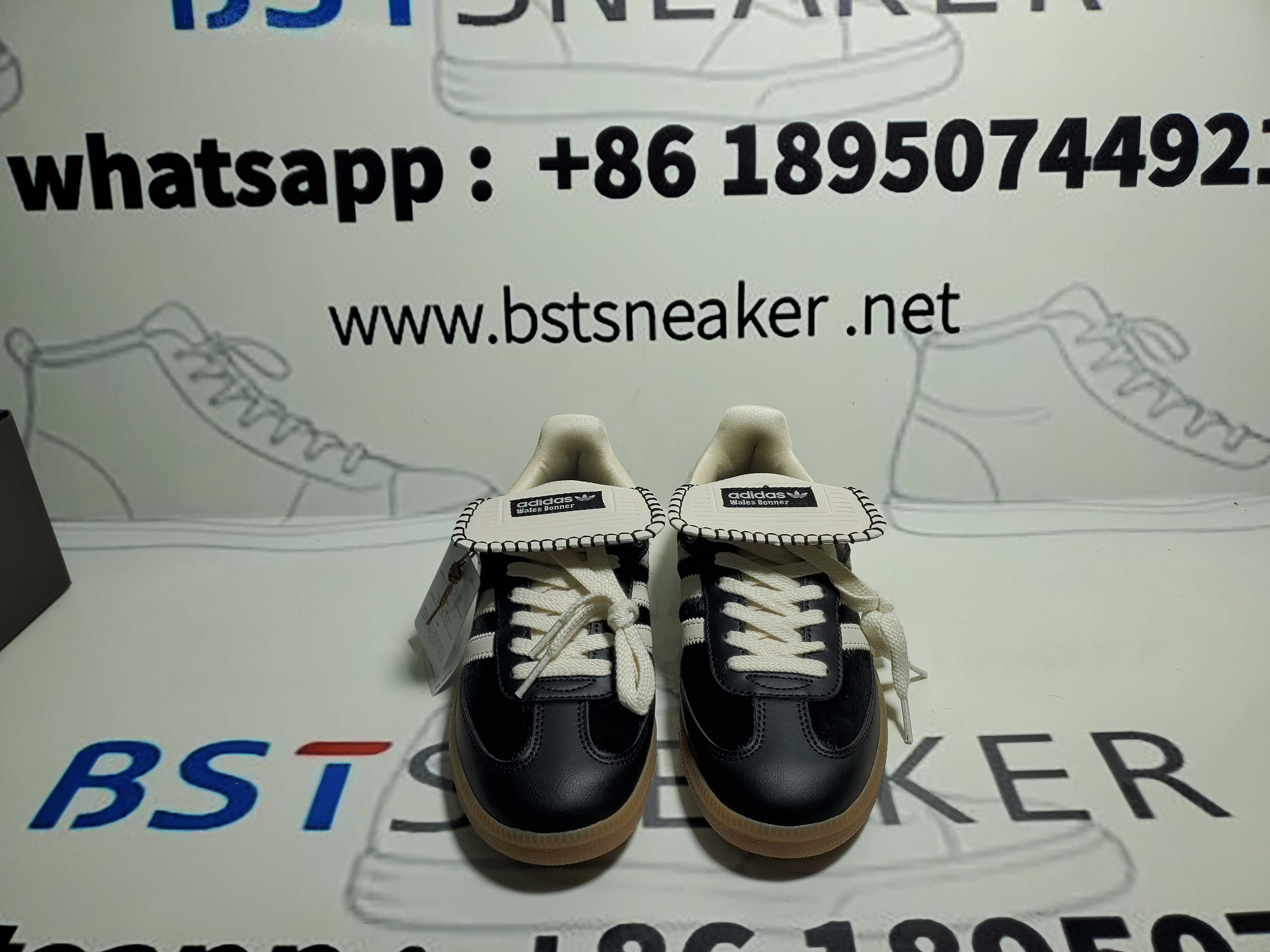 Bstsneaker-Samba Pony Tonal Wales Bonner Core Black IE0580