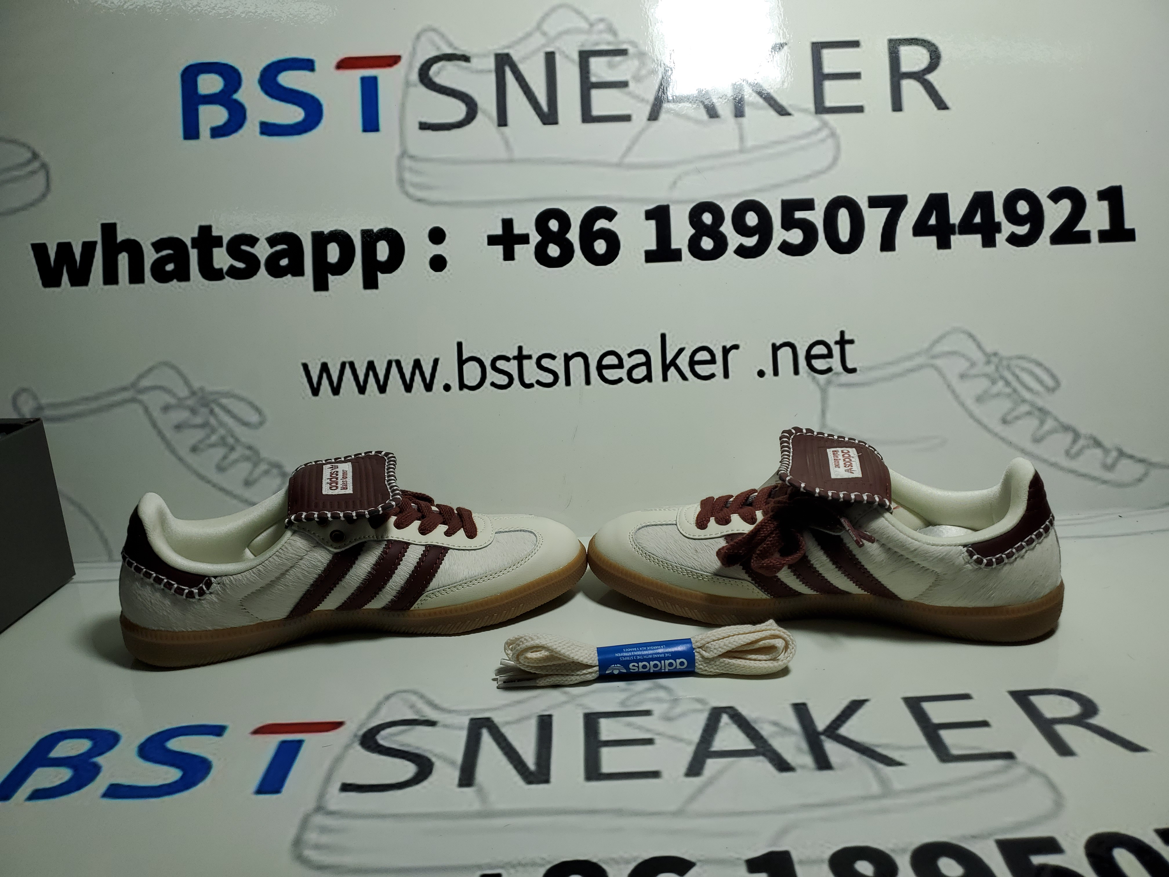 Bstsneaker-Samba Pony Tonal Wales Bonner Cream White IE0586