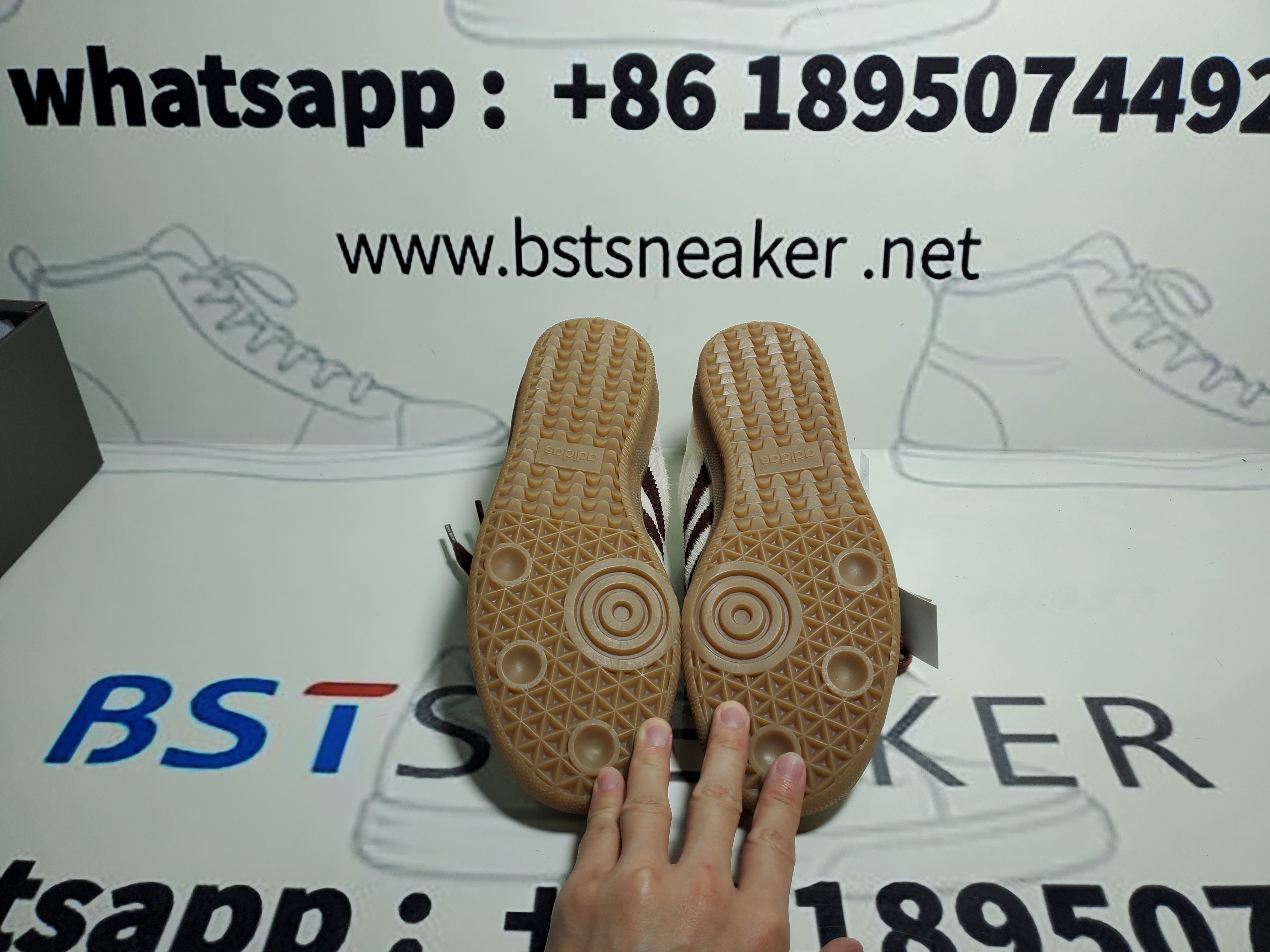 Bstsneaker-Samba Pony Tonal Wales Bonner Cream White IE0586