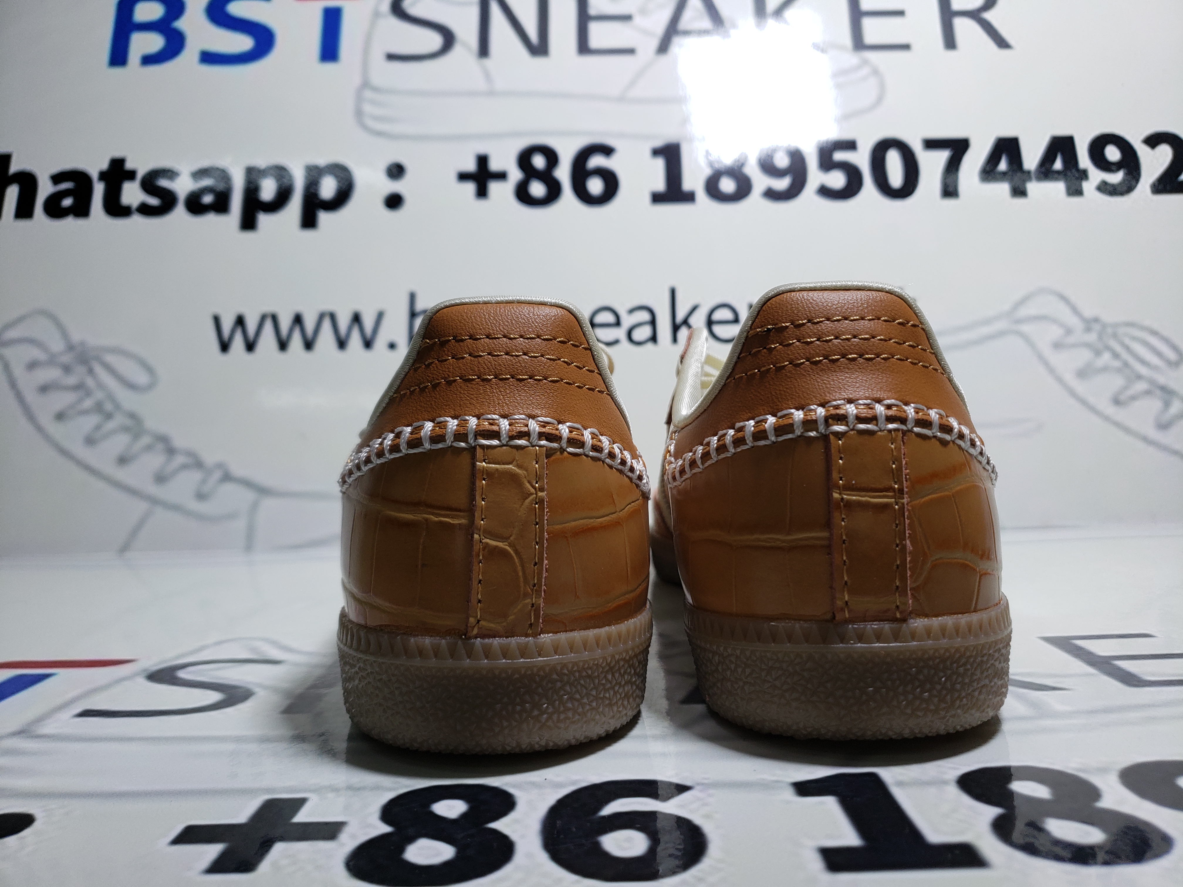 Bstsneaker-Wales Bonner x adidas Samba OG 'Croc - Night Brown' 680495