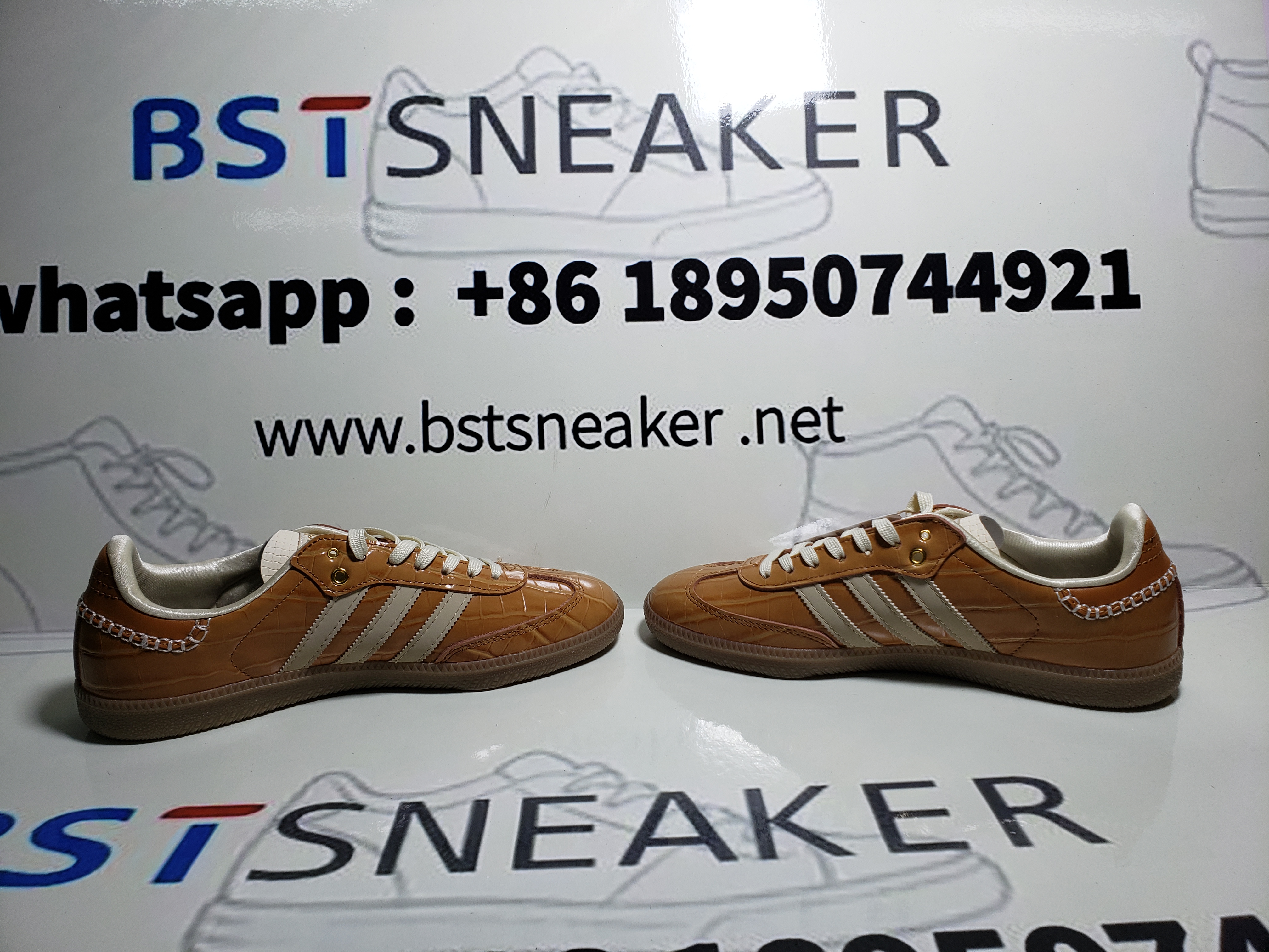 Bstsneaker-Wales Bonner x adidas Samba OG 'Croc - Night Brown' 680495