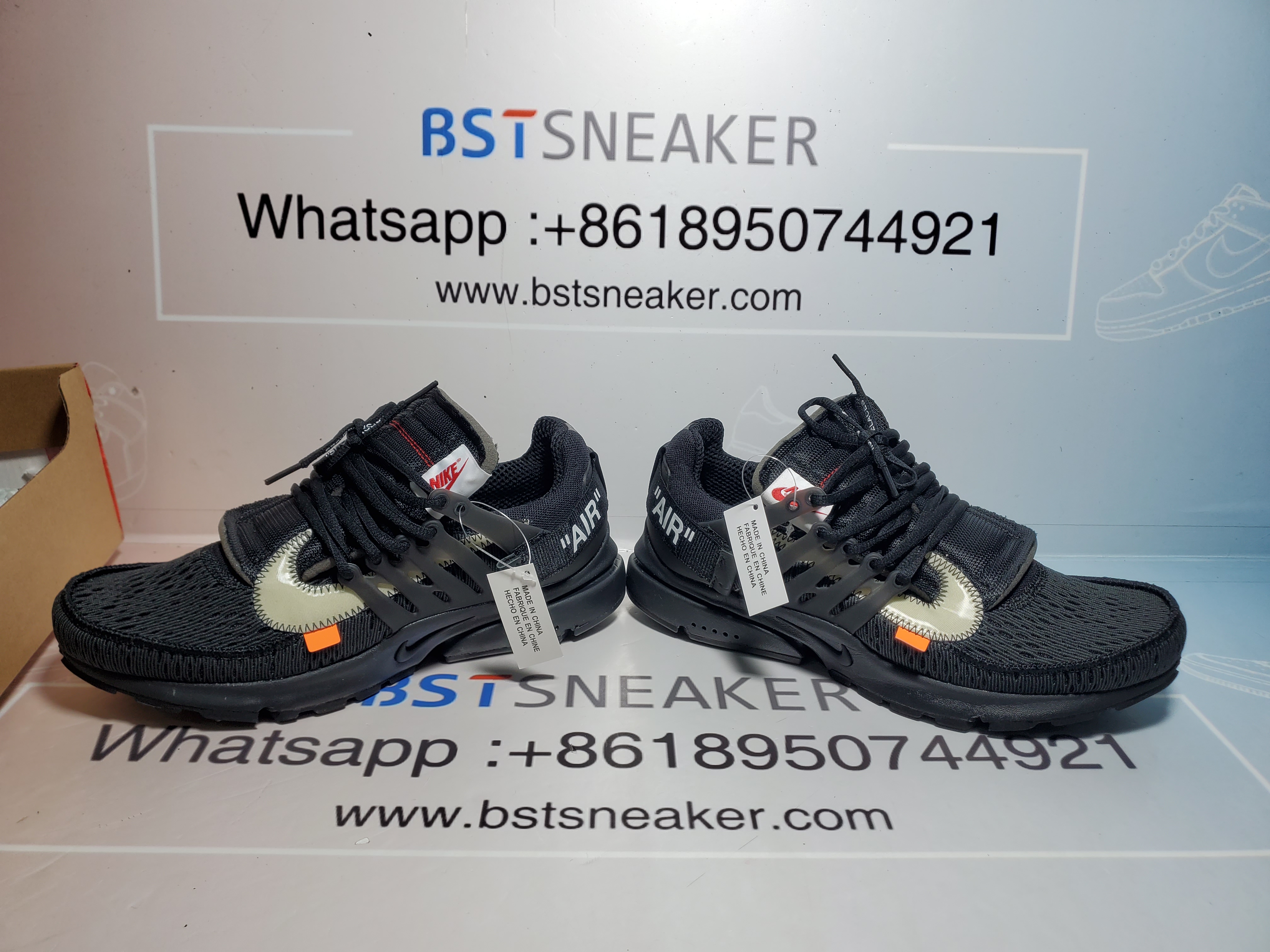 Bstsneaker- Nike Air Presto Off-White Black (2018) AA3830-002 