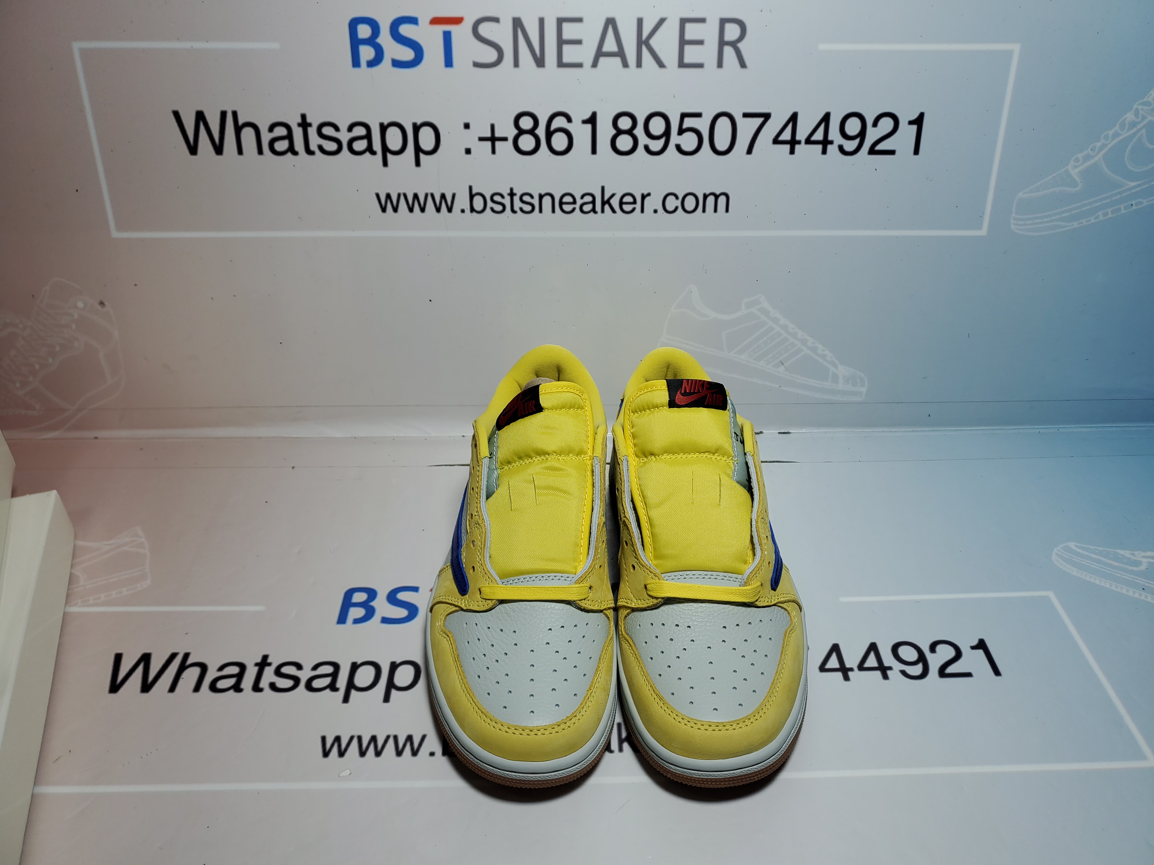 Bstsneaker-Air Jordan 1 Retro Low OG SP Travis Scott Canary DZ4137-700