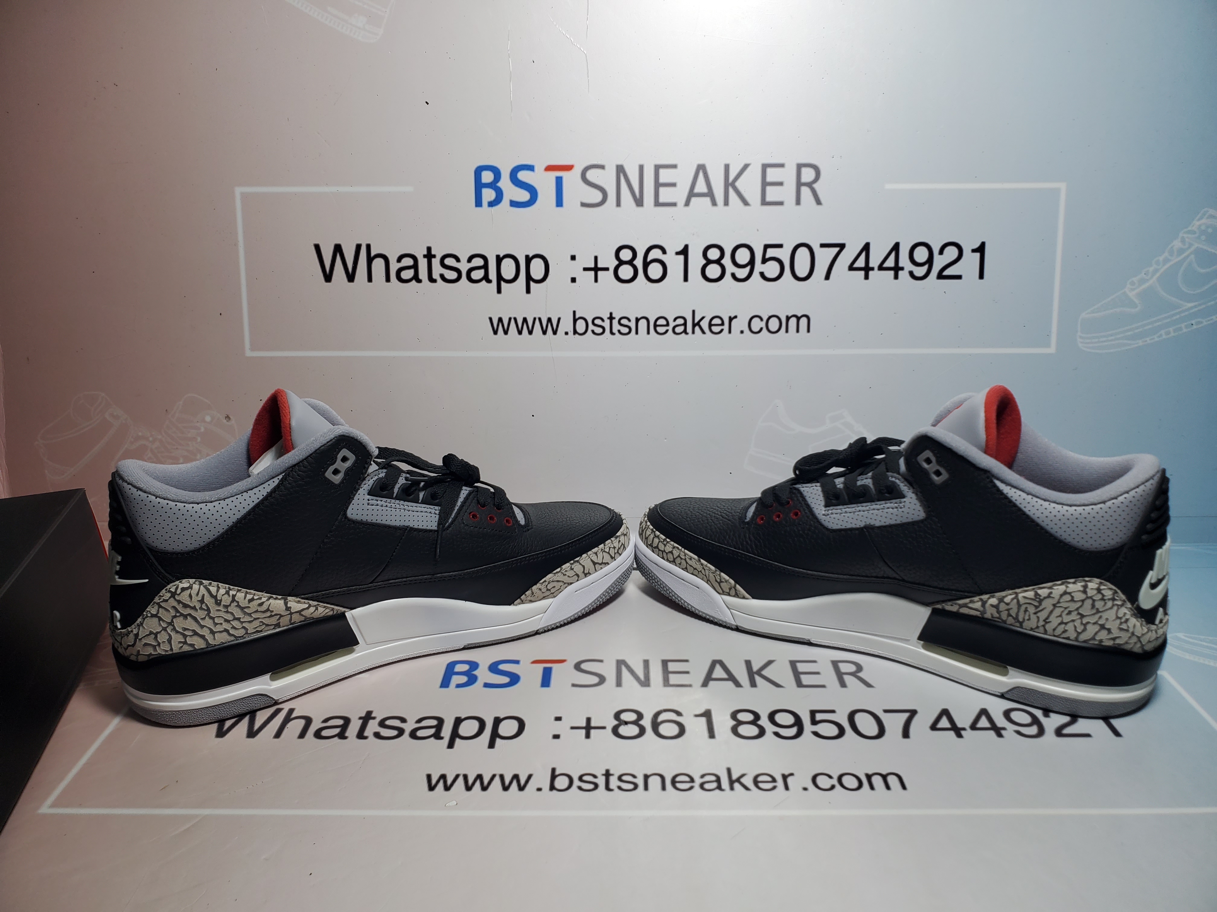 Bstsneaker-Air Jordan 3 Retro Black Cement (2024) 854262-001 
