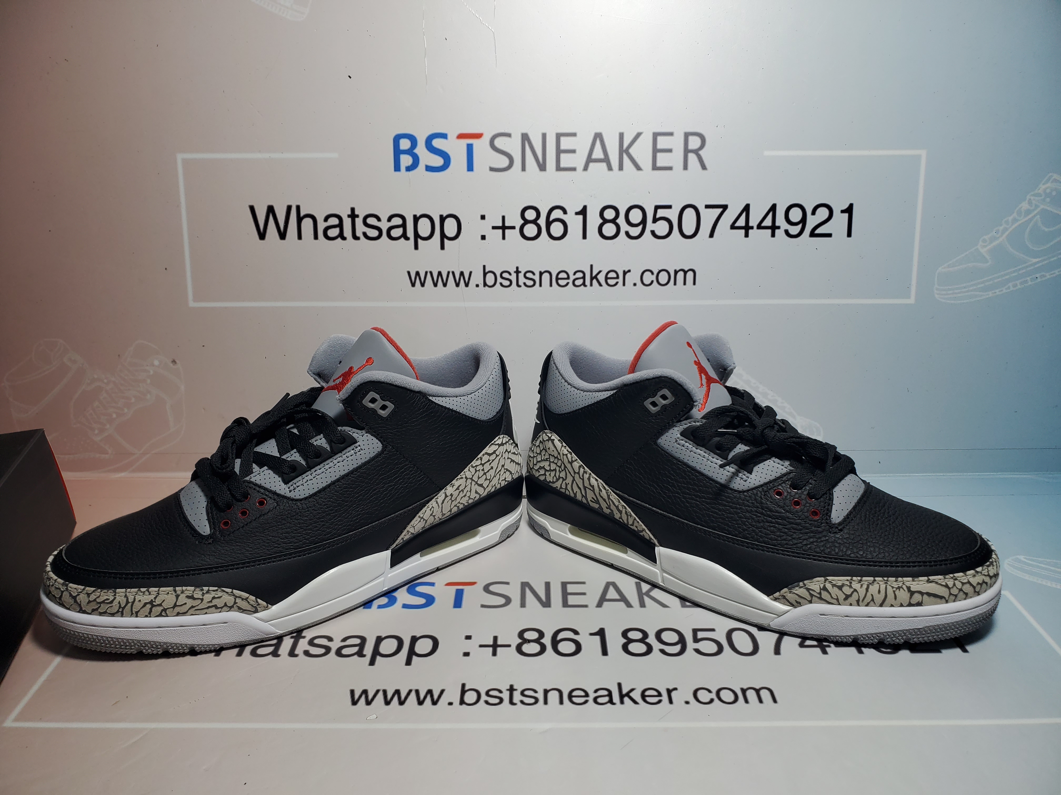 Bstsneaker-Air Jordan 3 Retro Black Cement (2024) 854262-001 