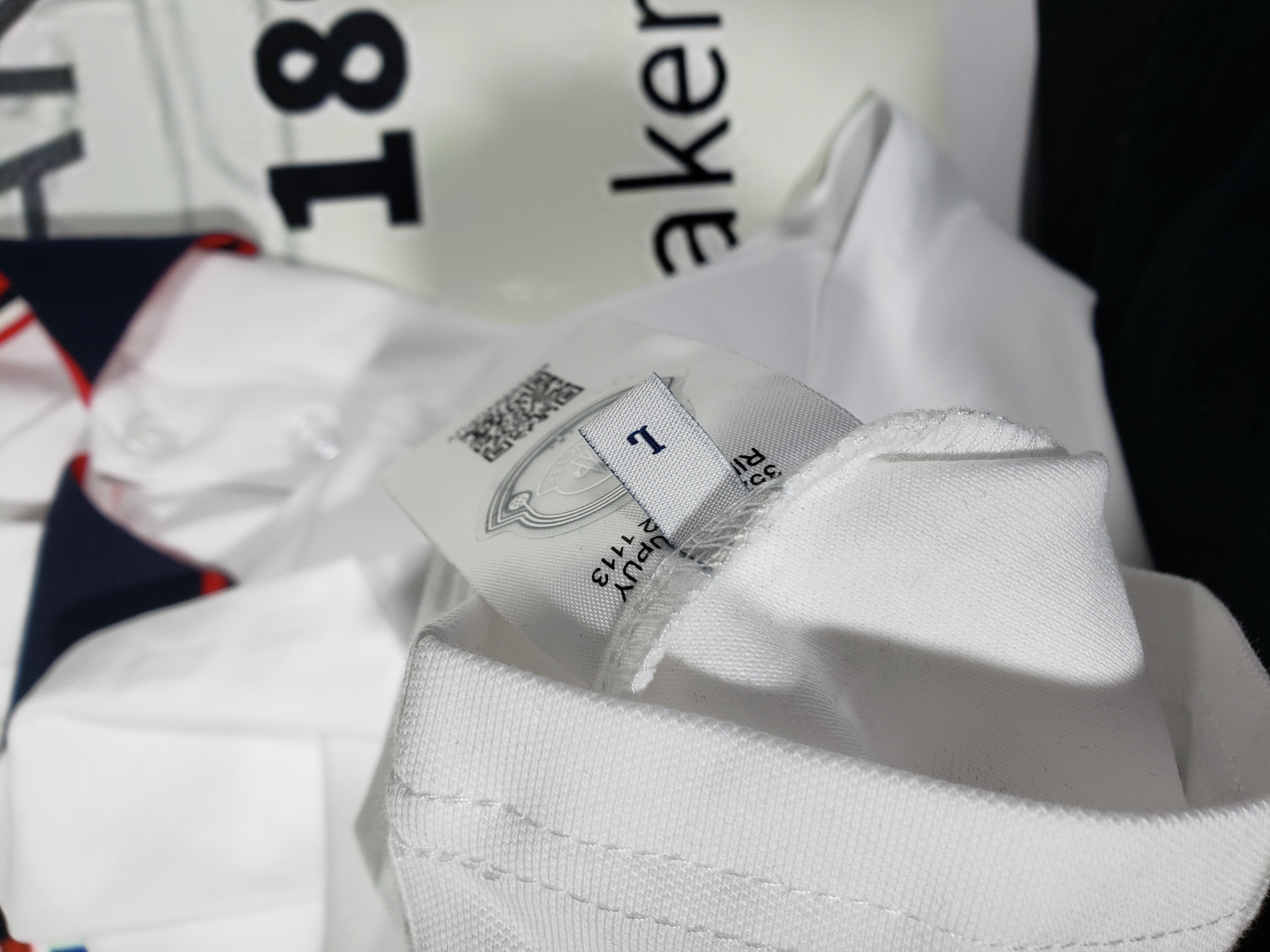 Bstsneaker-Moncler Tricolor Logo Cotton Piquet Polo White Shirt 170