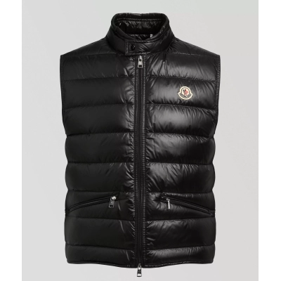 Bstsneaker-Moncler Enfant Gui Black Down Vest (Glossy Finish) 340 01