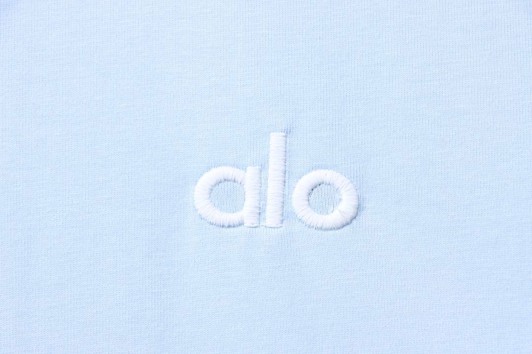 Bstsneaker-Alo Yoga Short-Sleeved T-Shirt Blue 150
