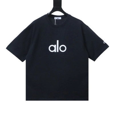 Bstsneaker-Alo Yoga Short-Sleeved T-Shirt Black 150 01