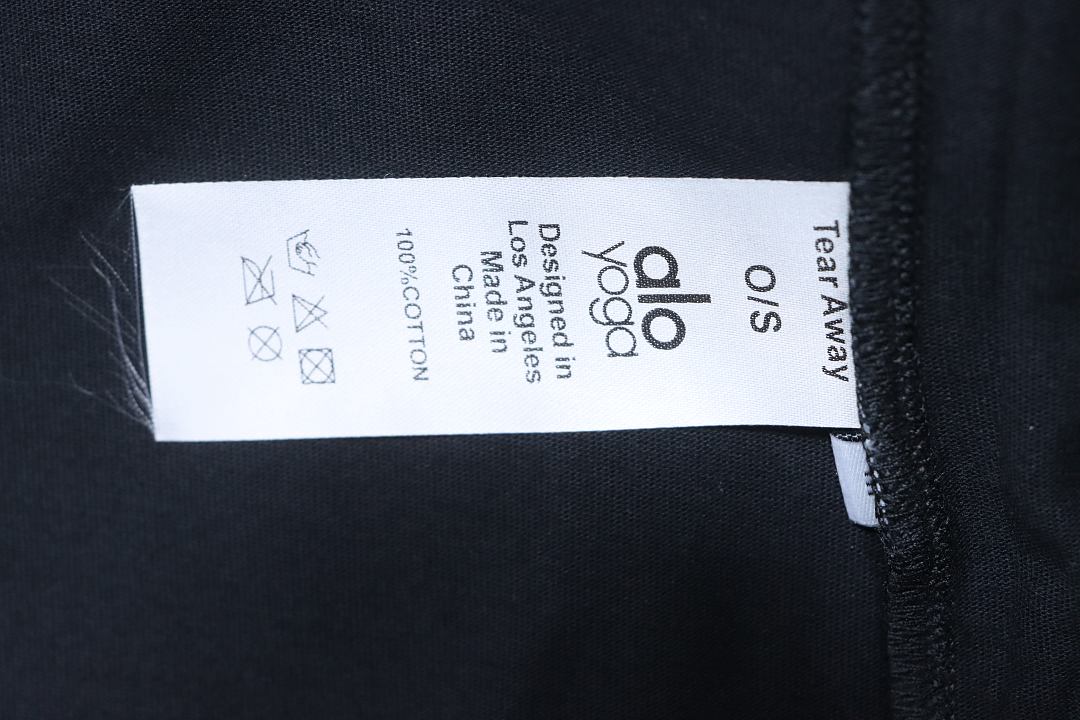 Bstsneaker-Alo Yoga Short-Sleeved T-Shirt Black 150