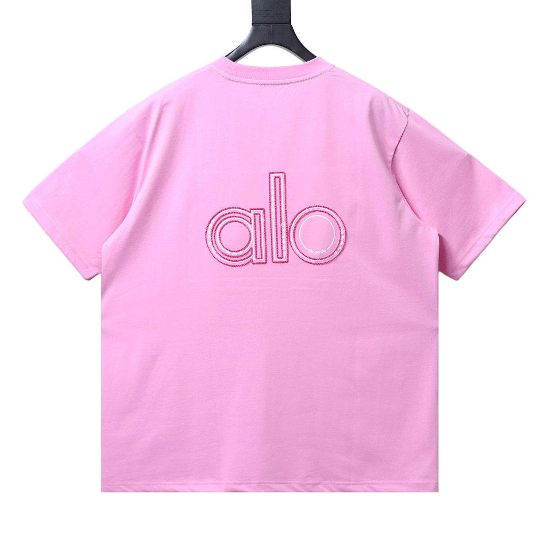Bstsneaker-Alo Yoga Short-Sleeved T-Shirt Pink 150