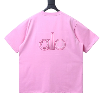 Bstsneaker-Alo Yoga Short-Sleeved T-Shirt Pink 150 01