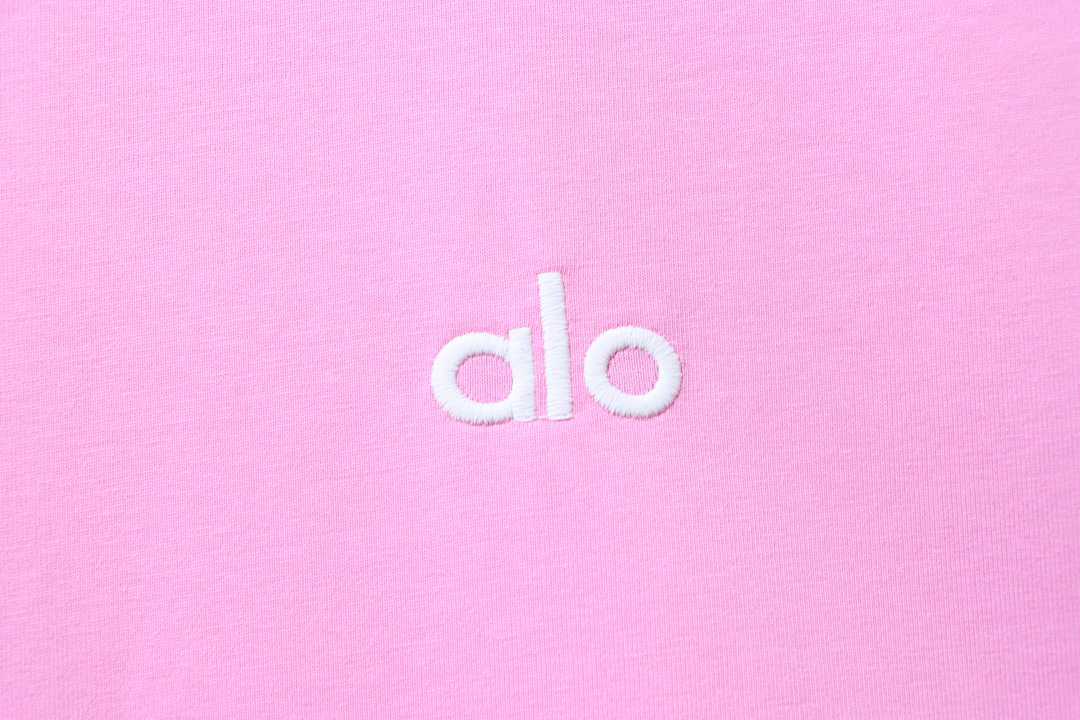 Bstsneaker-Alo Yoga Short-Sleeved T-Shirt Pink 150