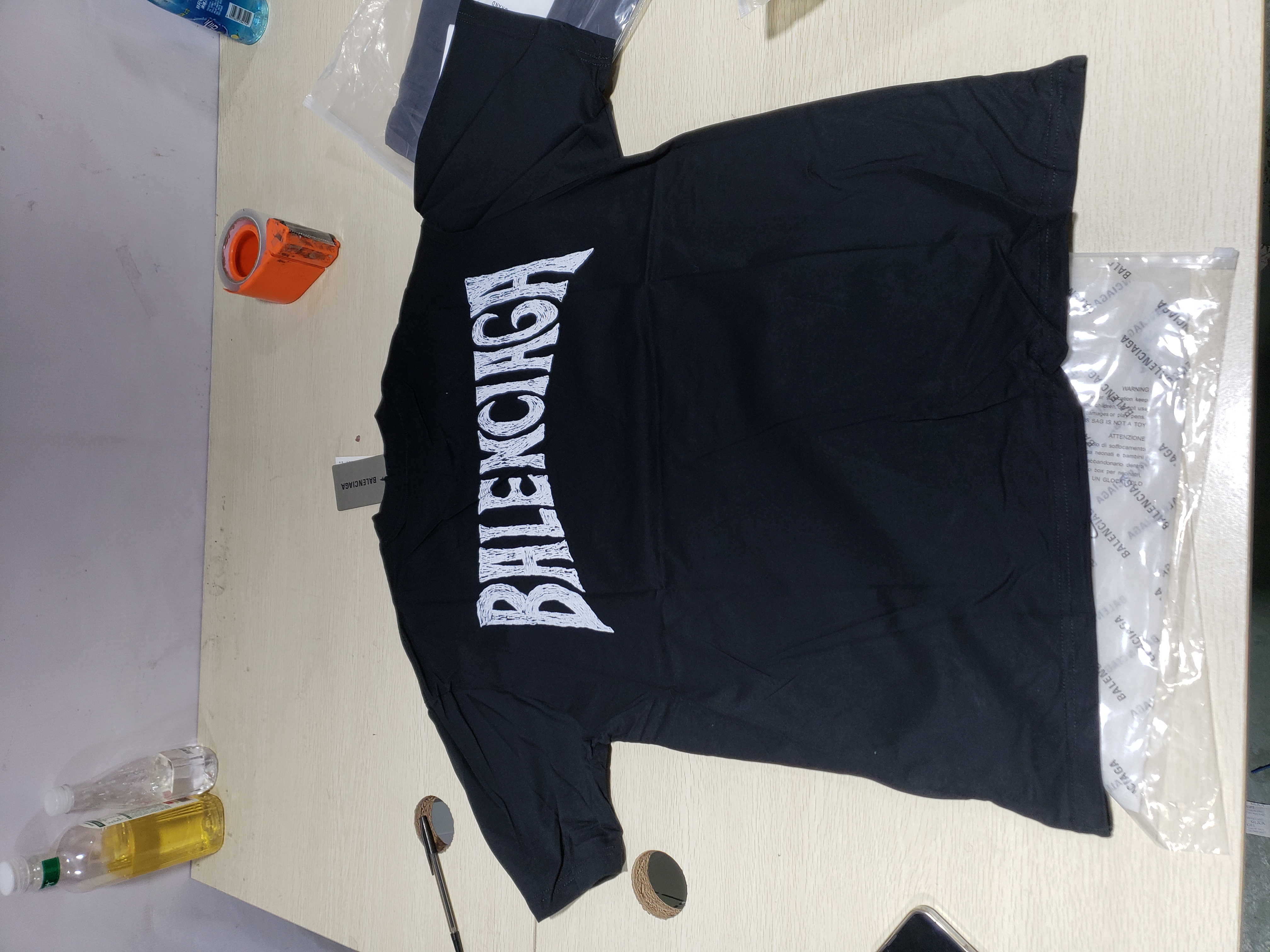 Bstsneaker-Balenciaga T-shirt KT2385 Black