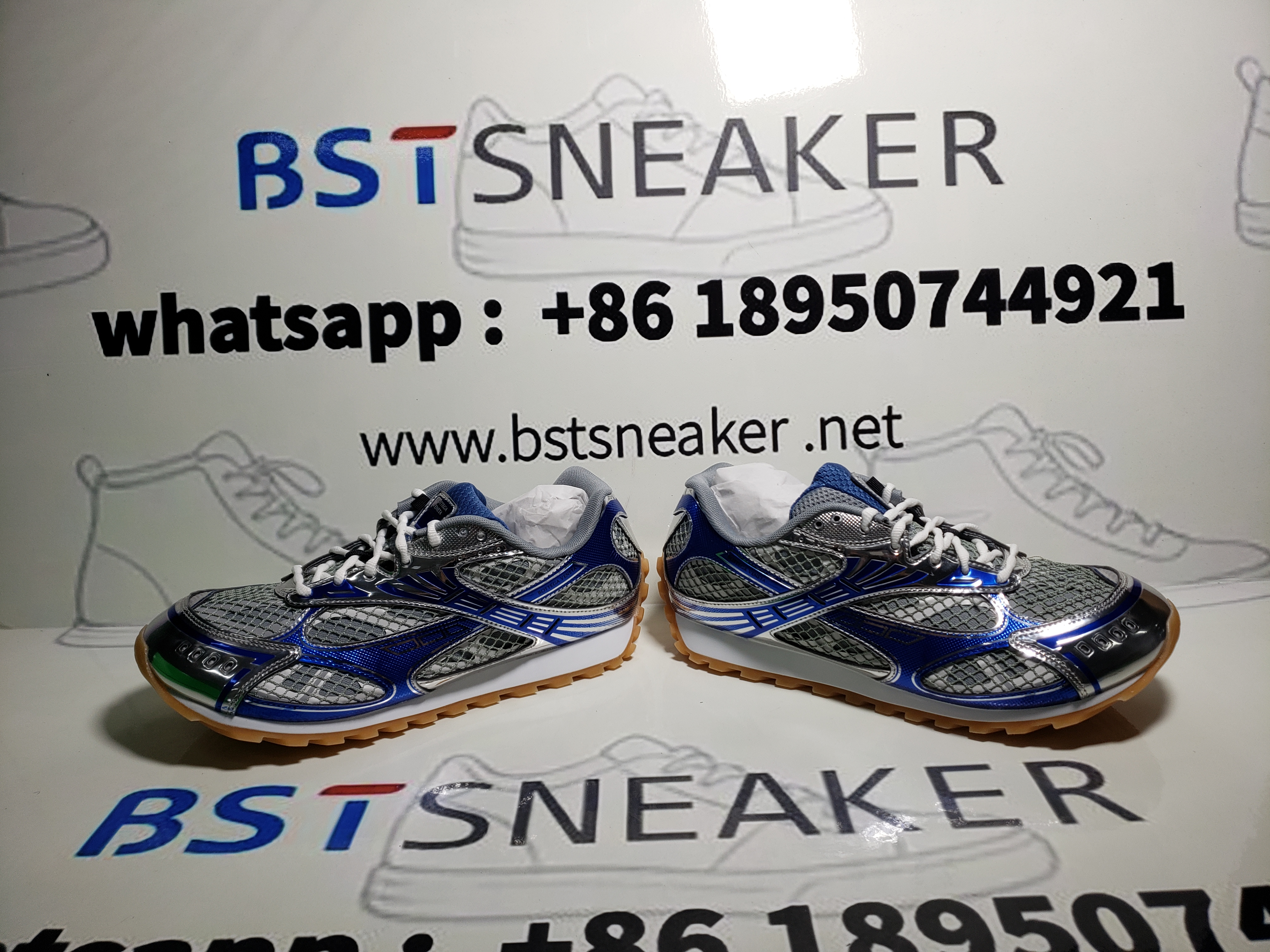 Bstsneaker-Bottega Veneta Orbit Blue
