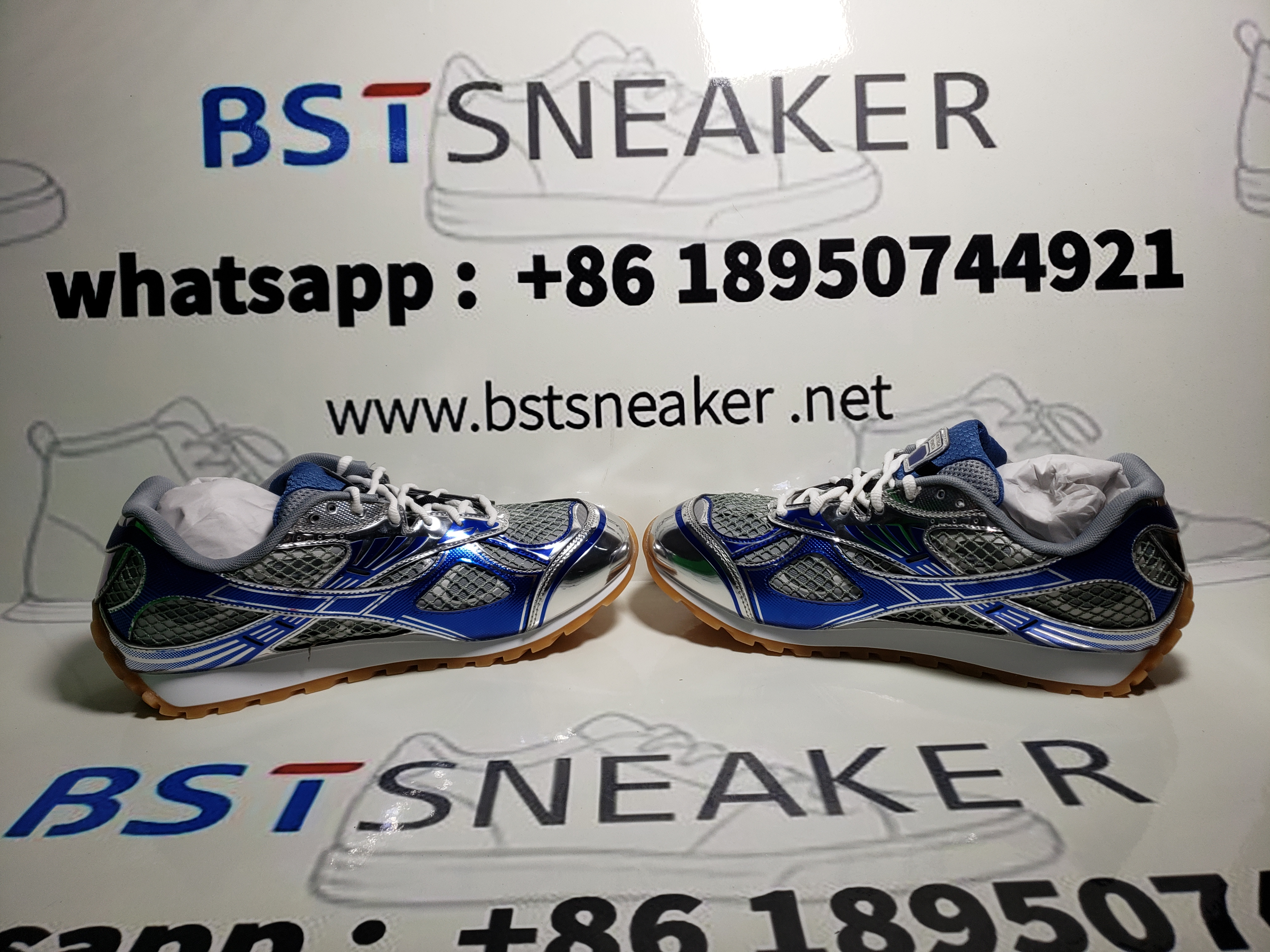 Bstsneaker-Bottega Veneta Orbit Blue
