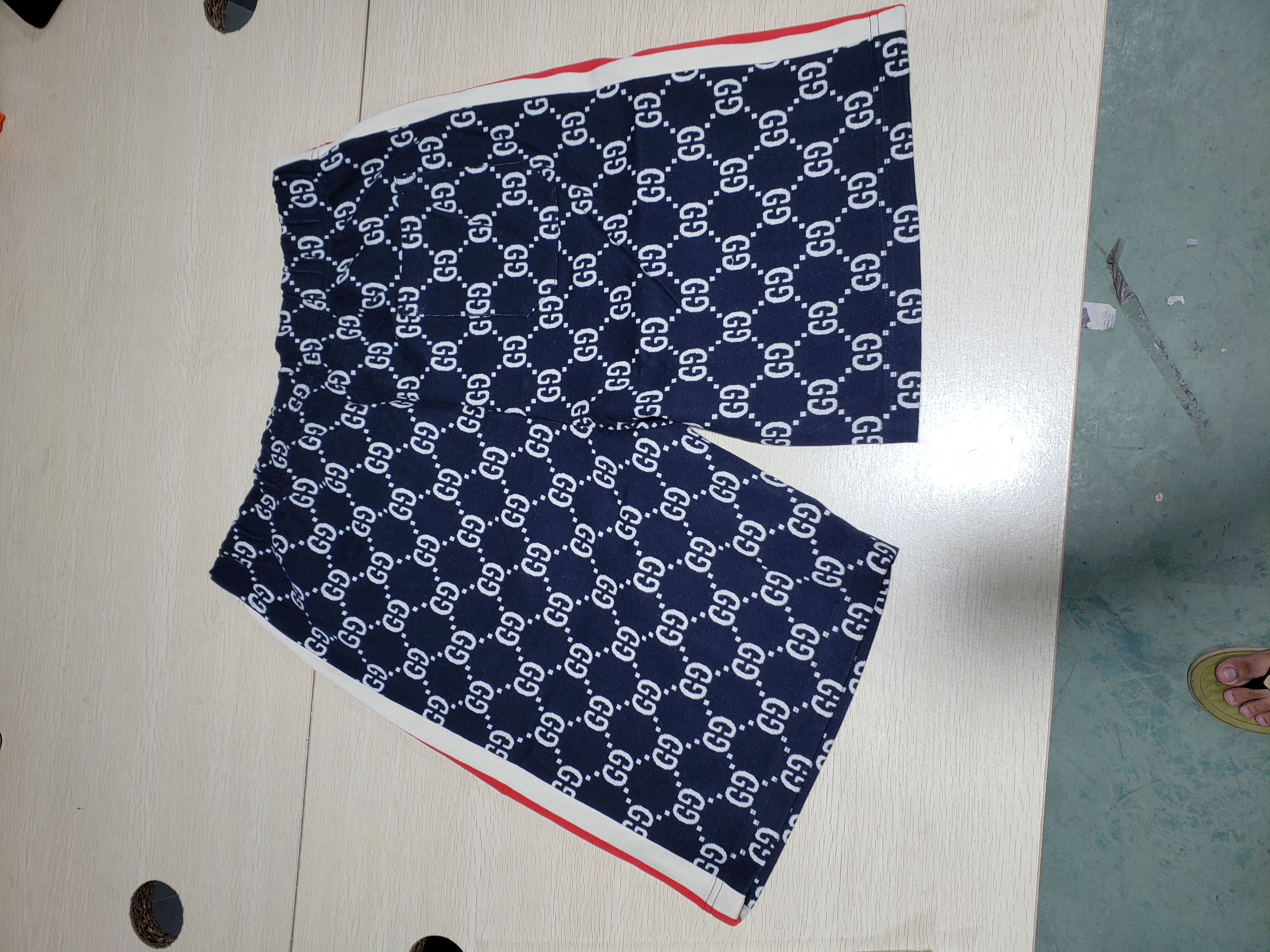 Bstsneaker-Gucci Blue Side Contrast Striped Shorts 150