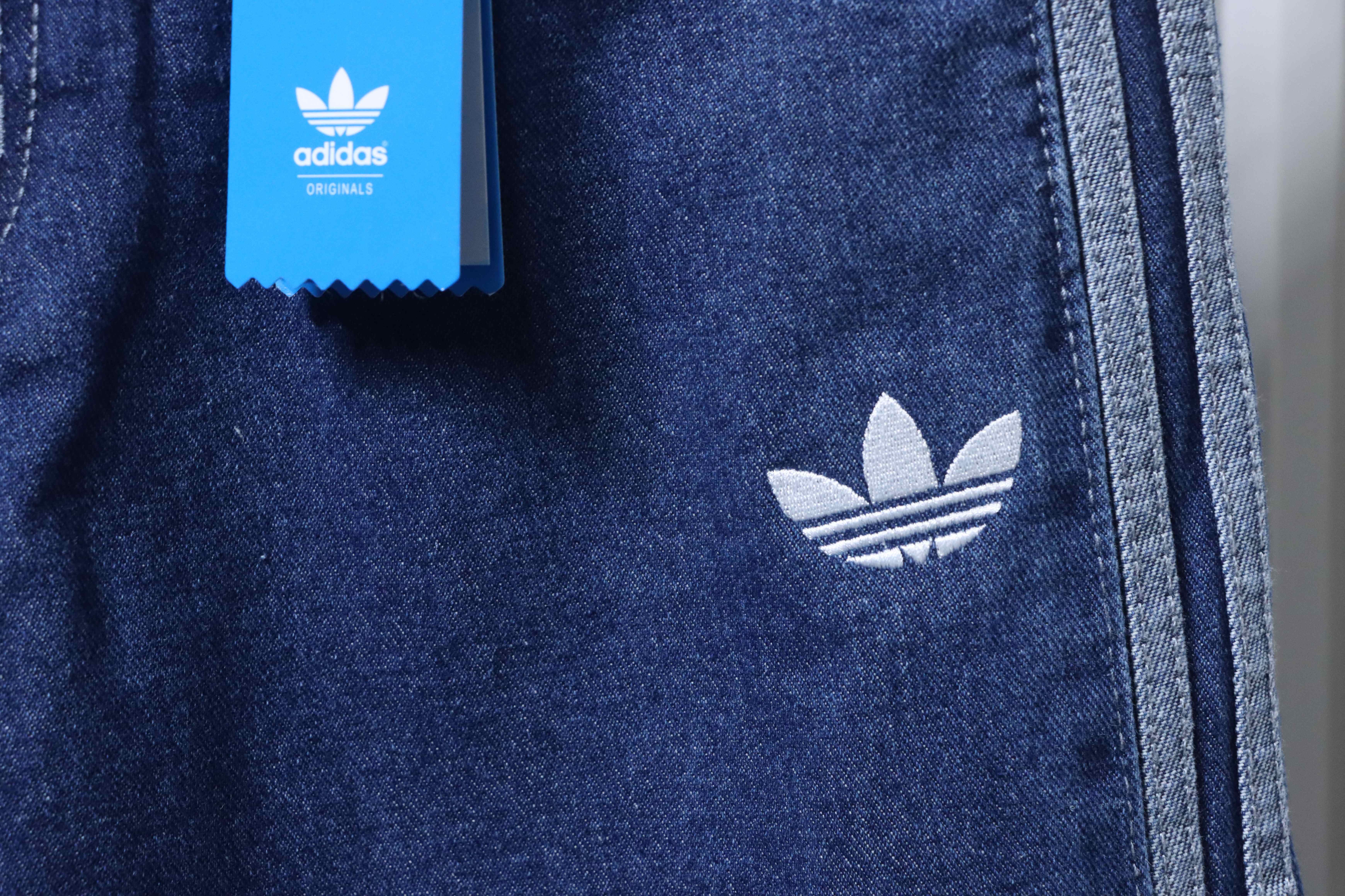 Bstsneaker-Adidas adicolor denim firebird pants blue 210