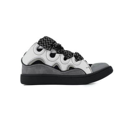 Bstsneaker-Lanvin Curb Sneakers Black White and Gray 02