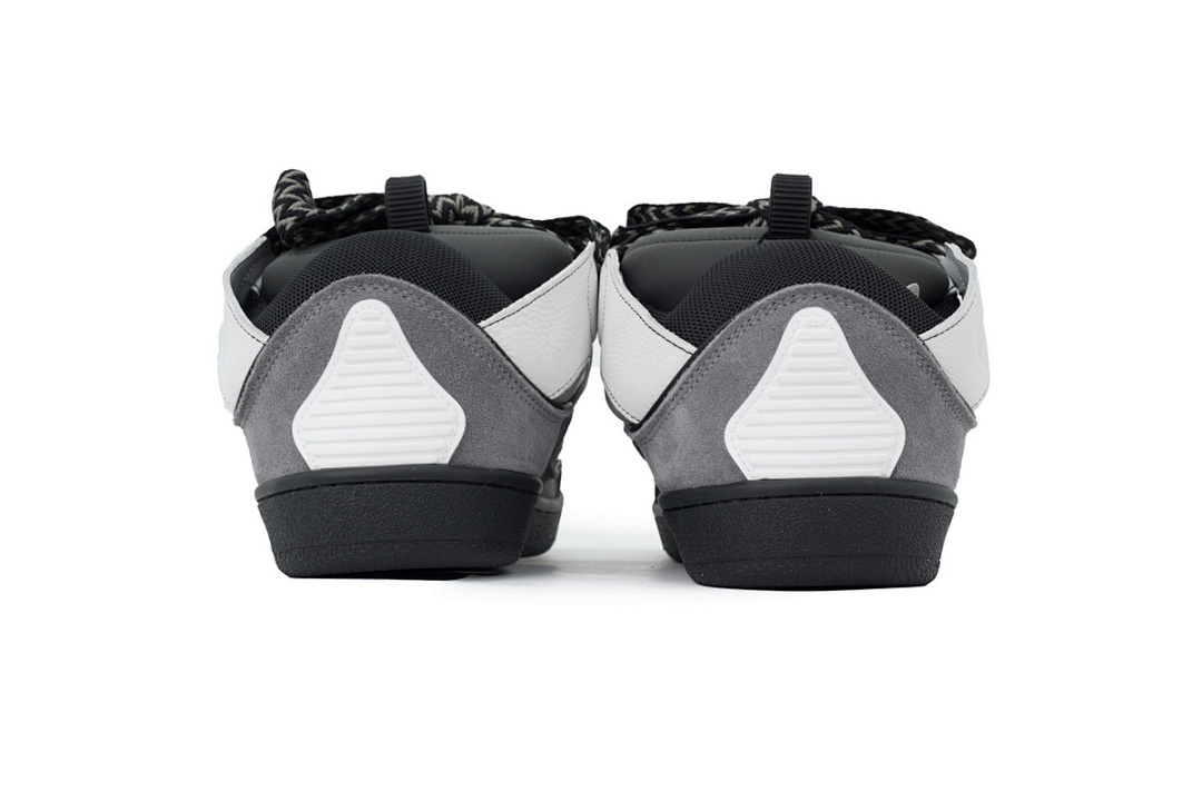 Bstsneaker-Lanvin Curb Sneakers Black White and Gray