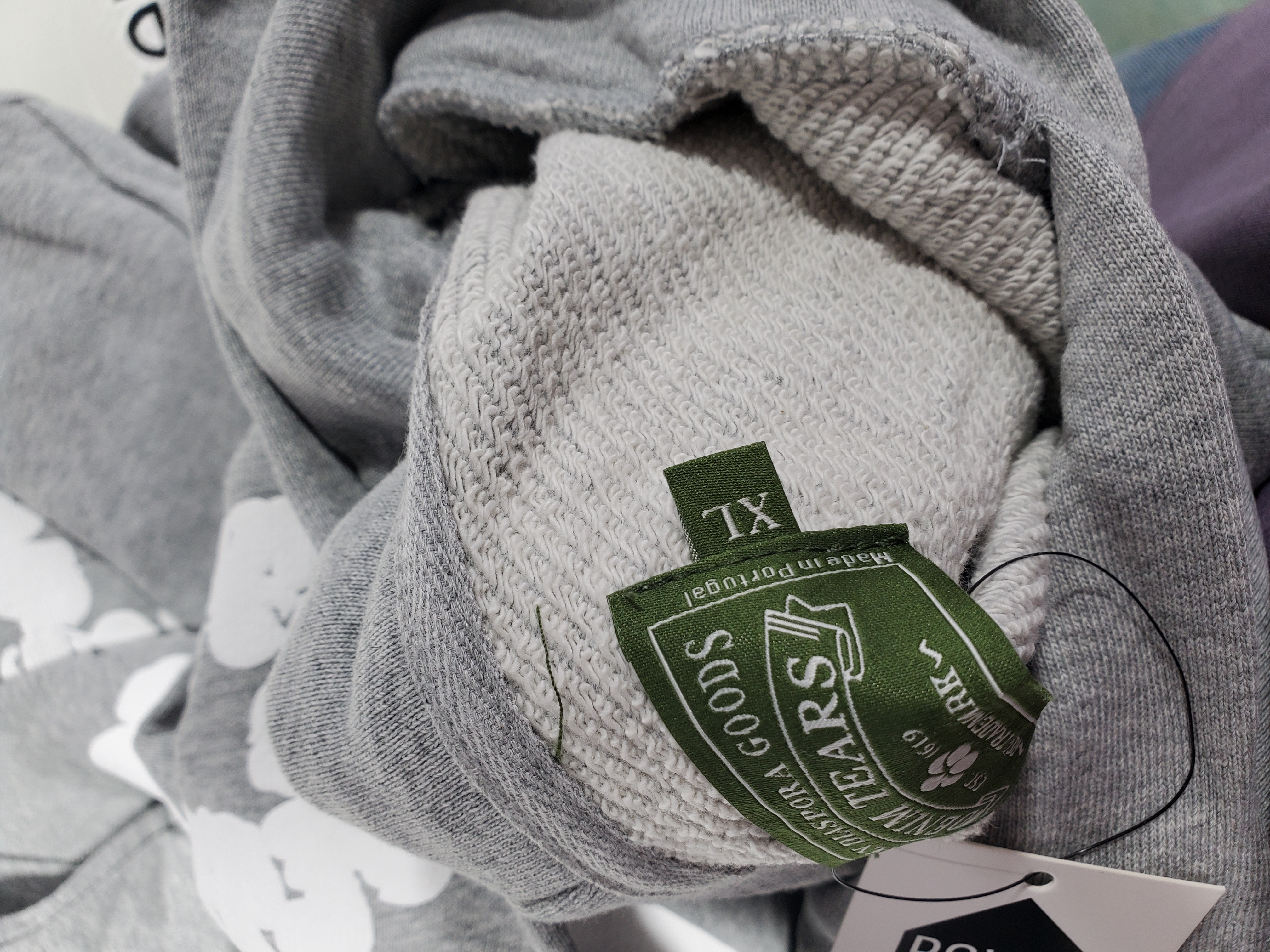 Bstsneaker-Denim Tears The Cotton Wreath Hoodie Grey