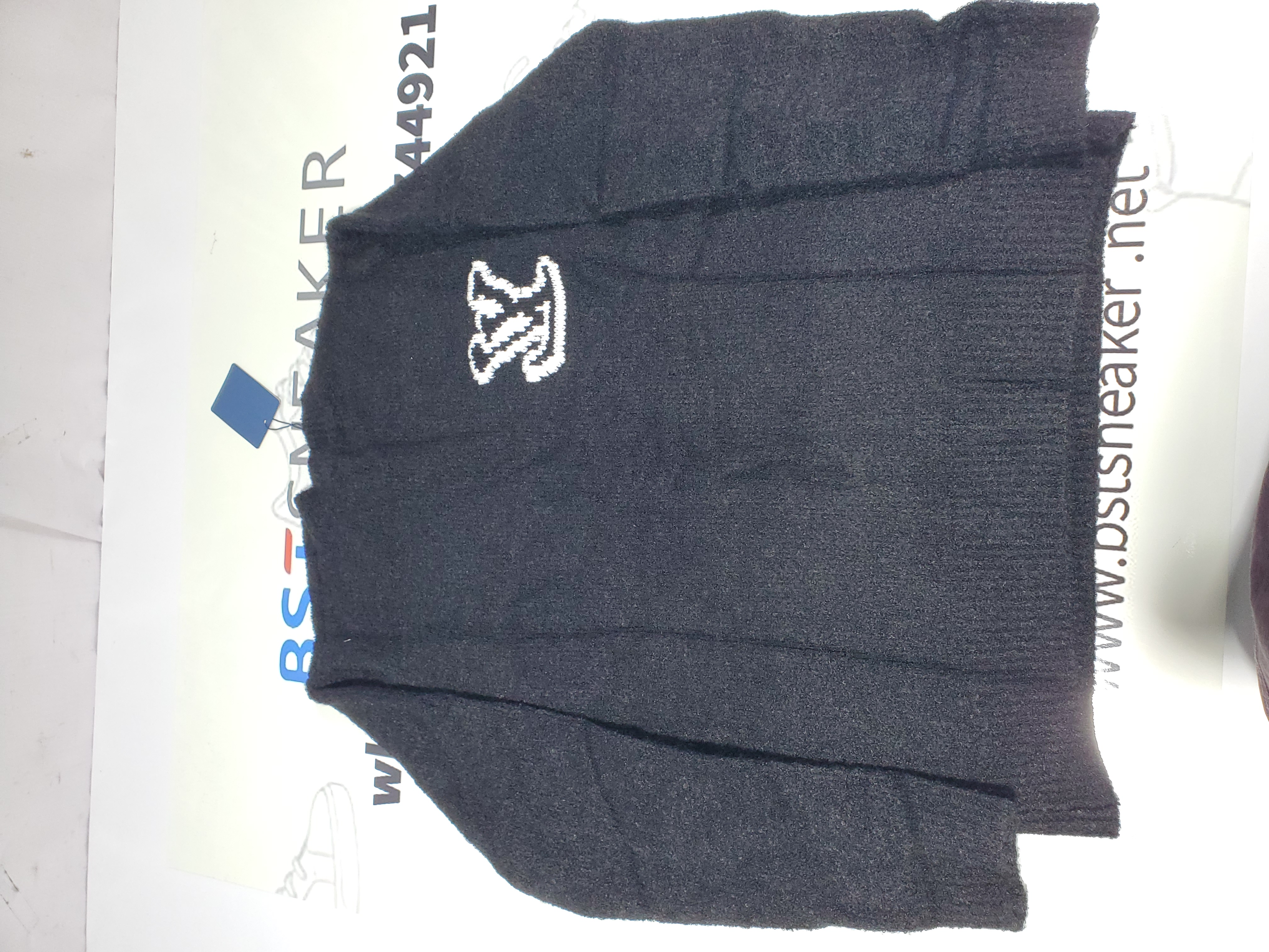 Bstsneaker-Louis Vuitton LV Intarsia Crewneck Sweater Black