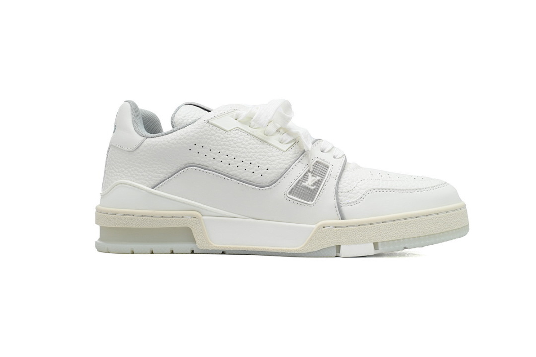 Bstsneaker-Louis Vuitton LV Trainer White Litchi Pattern FD0221 