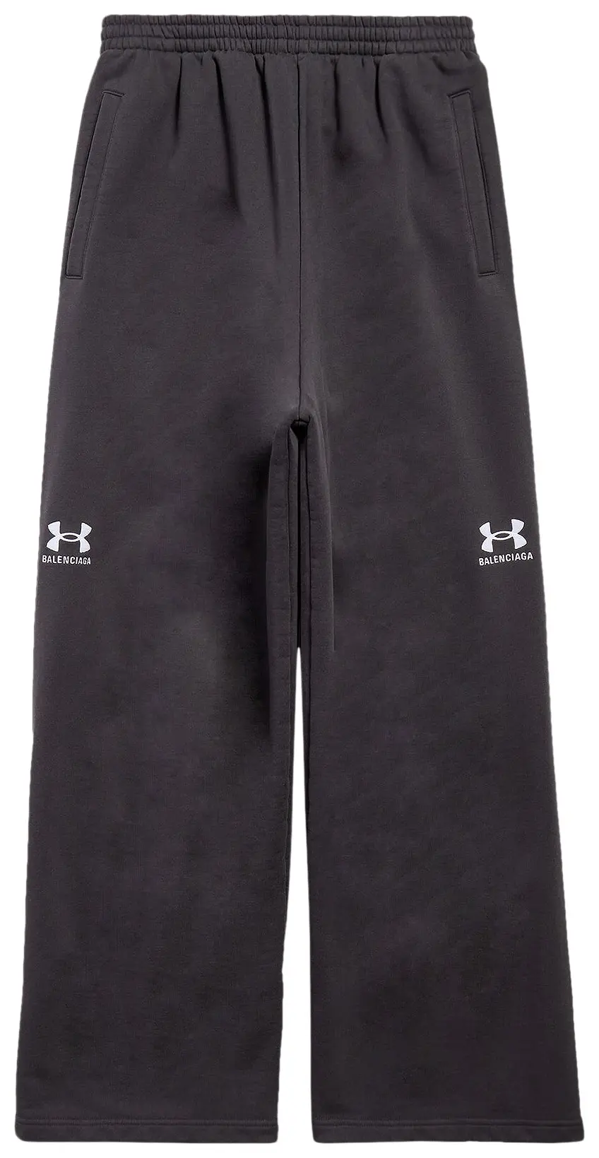 Bstsneaker-Balenciaga x Under Armour Baggy Sweatpants Black/White 260