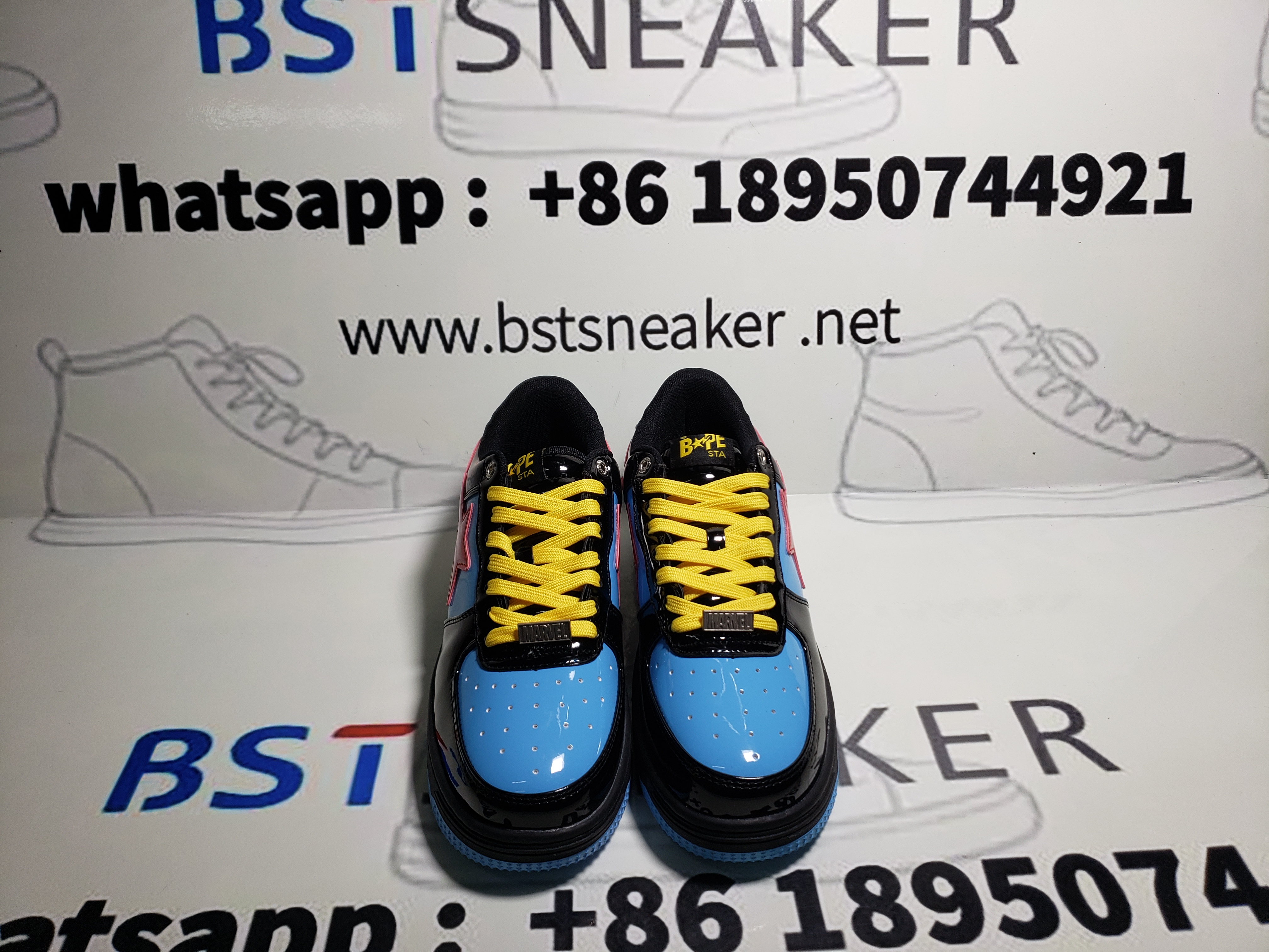 Bstsneaker-{Special Sale} Marvel x Bapesta A Bathing Ape Bape Sta Low