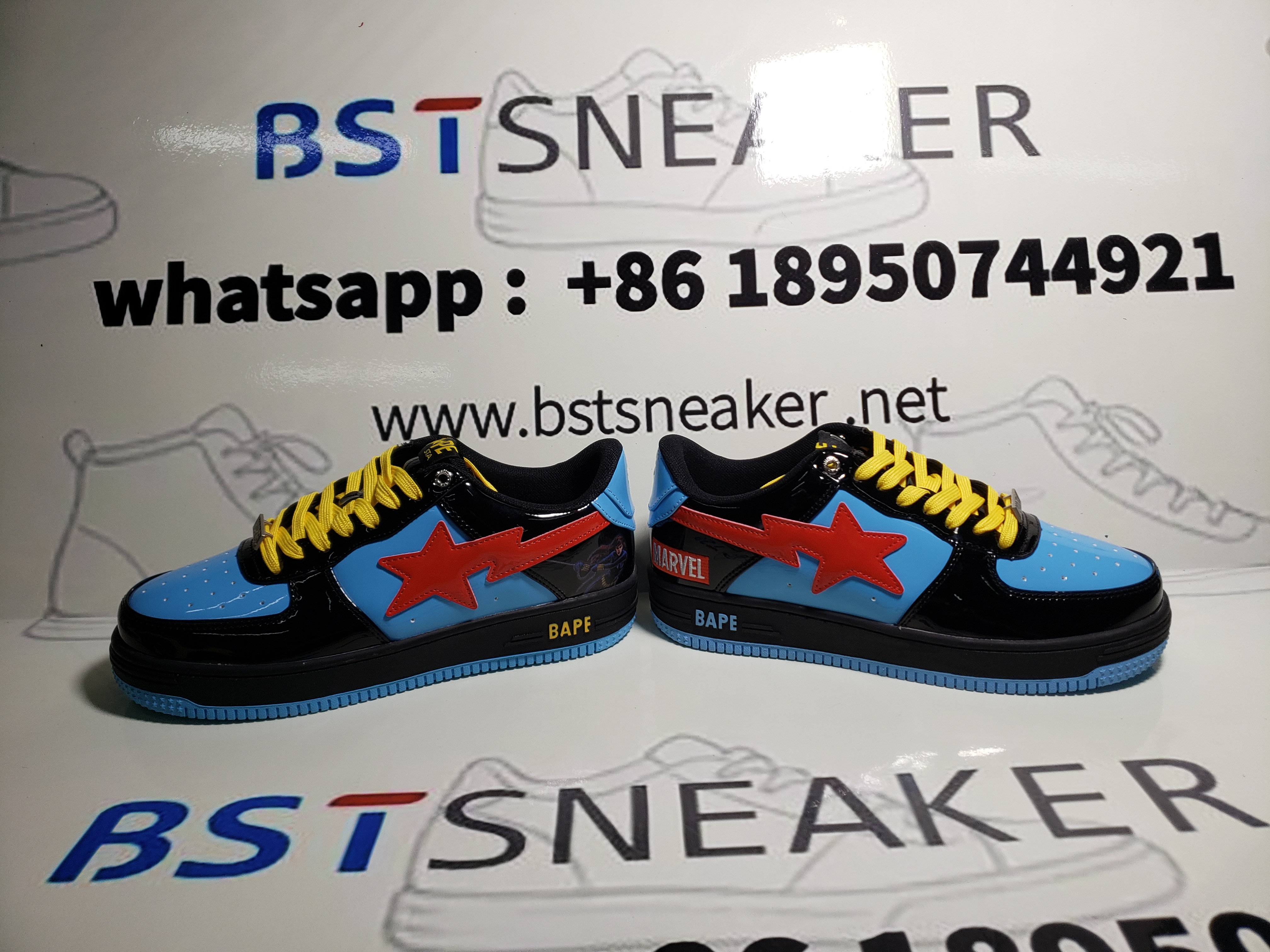 Bstsneaker-{Special Sale} Marvel x Bapesta A Bathing Ape Bape Sta Low