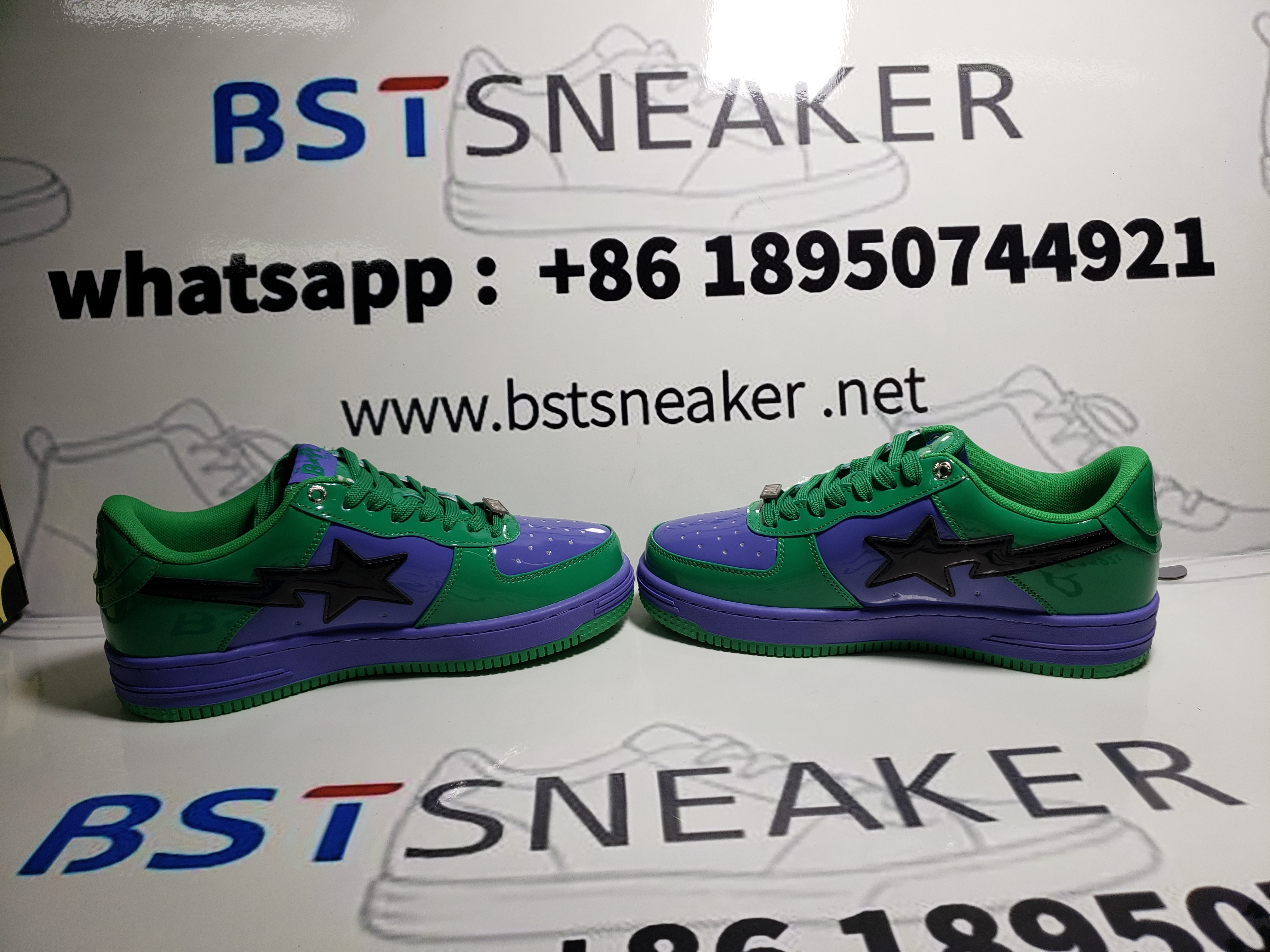 Bstsneaker-Bapesta A Bathing Ape Bape Sta Low The Hulk 1I73-291-904 