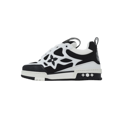 Bstsneaker-Louis Vuitton LV Skate Sneaker Black And White 01