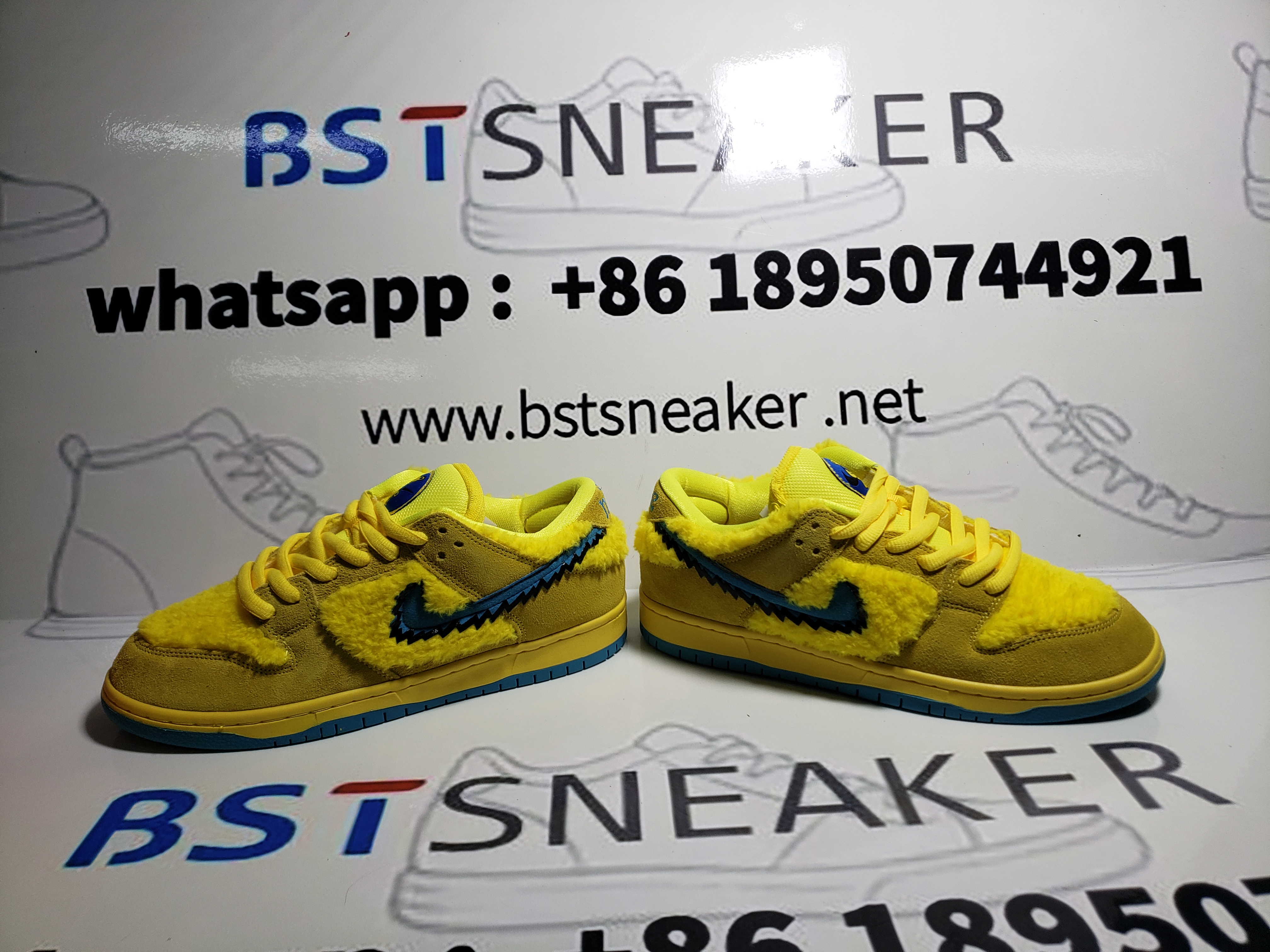 Bstsneaker-Nike SB Dunk Low Grateful Dead Bears Opti Yellow CJ5378-700 
