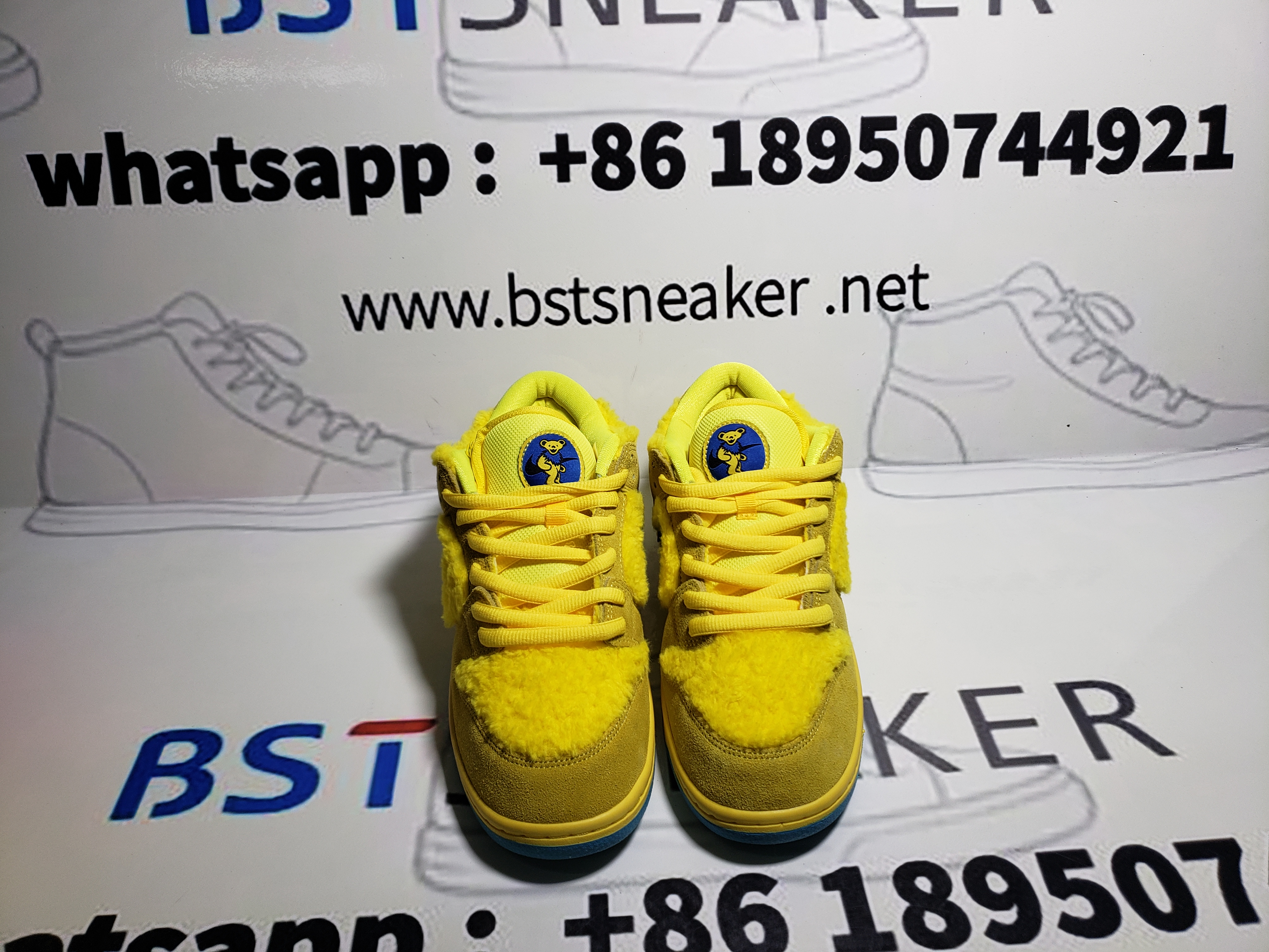 Bstsneaker-Nike SB Dunk Low Grateful Dead Bears Opti Yellow CJ5378-700 