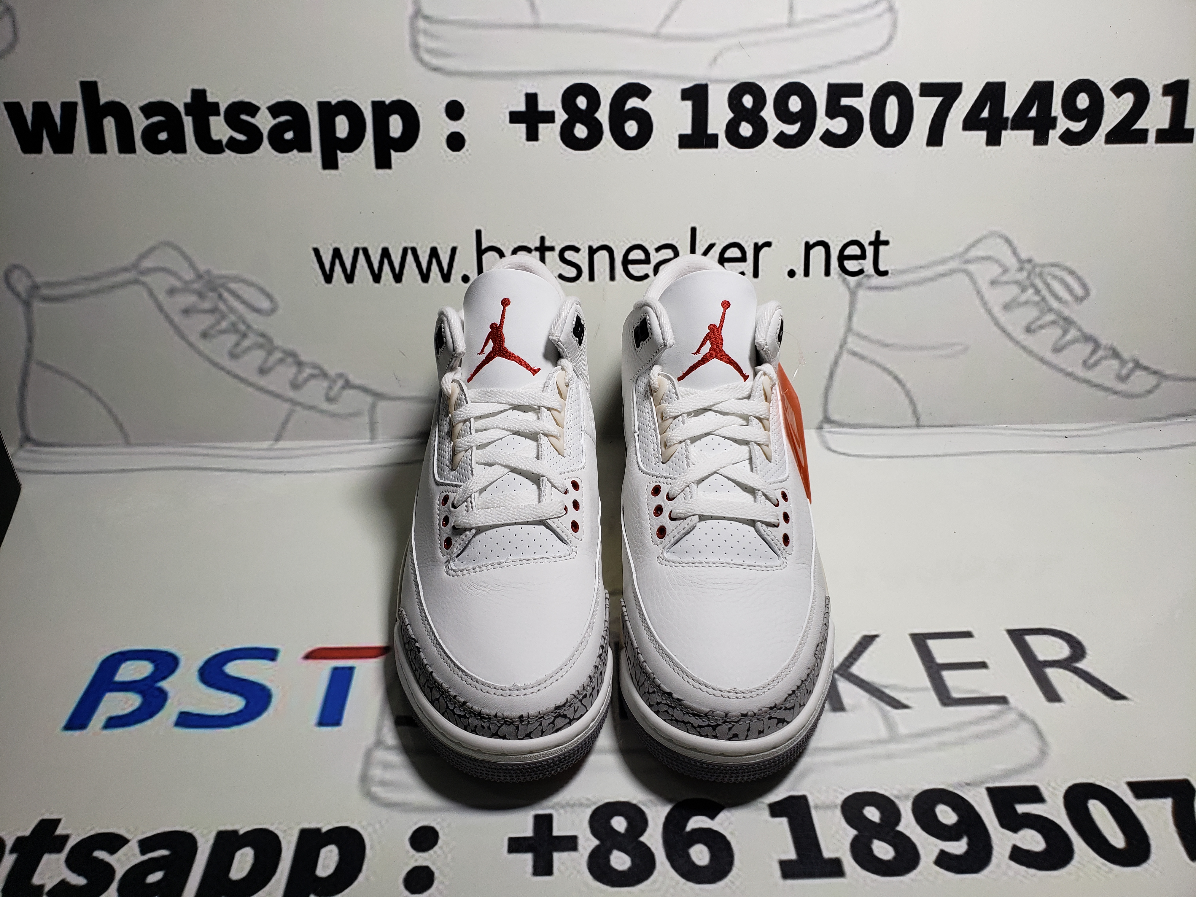 Bstsneaker-Air Jordan 3 White Cement Reimagined DN3707-100 