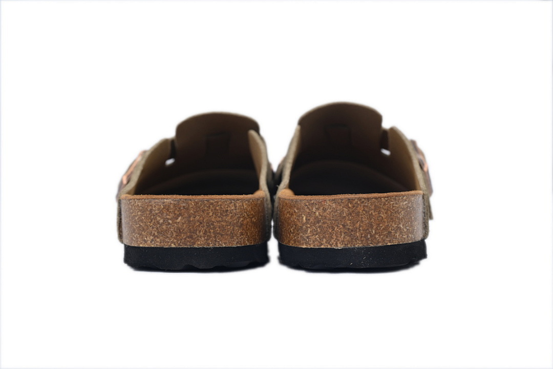 Bstsneaker-Birkenstock Boston Soft Footbed Grayish Green