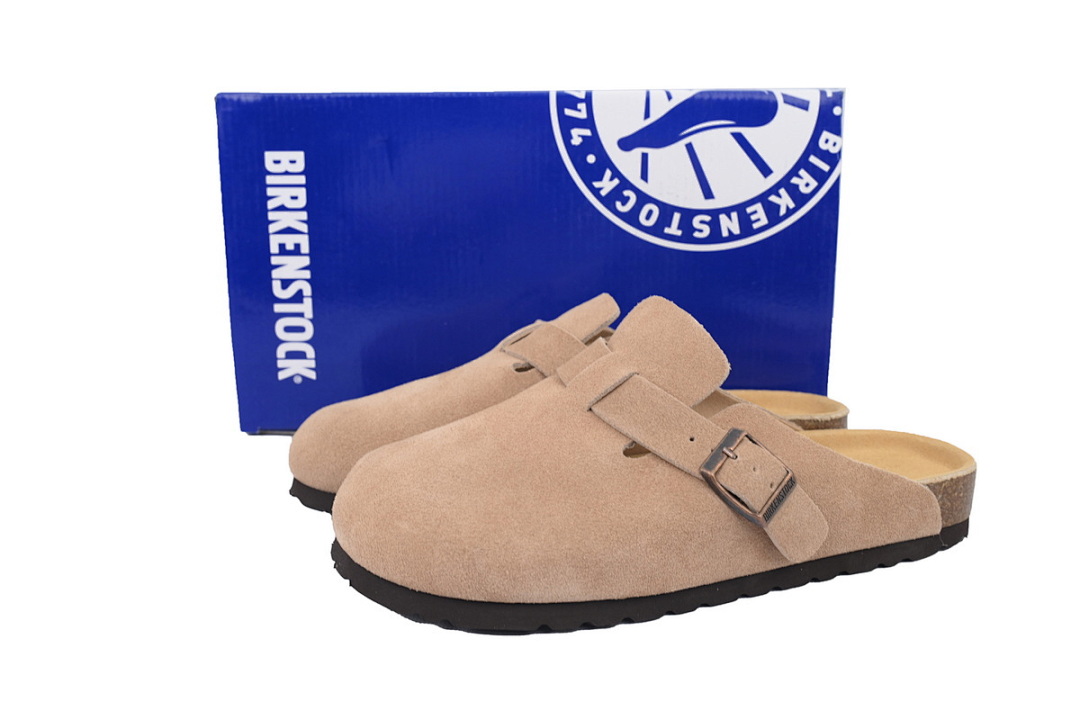Bstsneaker-Birkenstock Boston Soft Footbed Mud Color