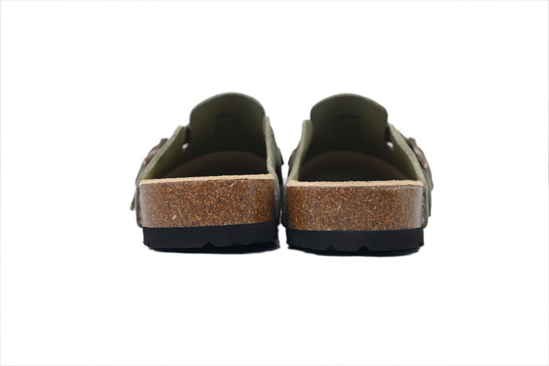 Bstsneaker-Birkenstock Boston Soft Footbed Dark Green