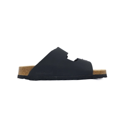 Bstsneaker-Birkenstock Boston Soft Footbed Slippers Black (Leather) 02