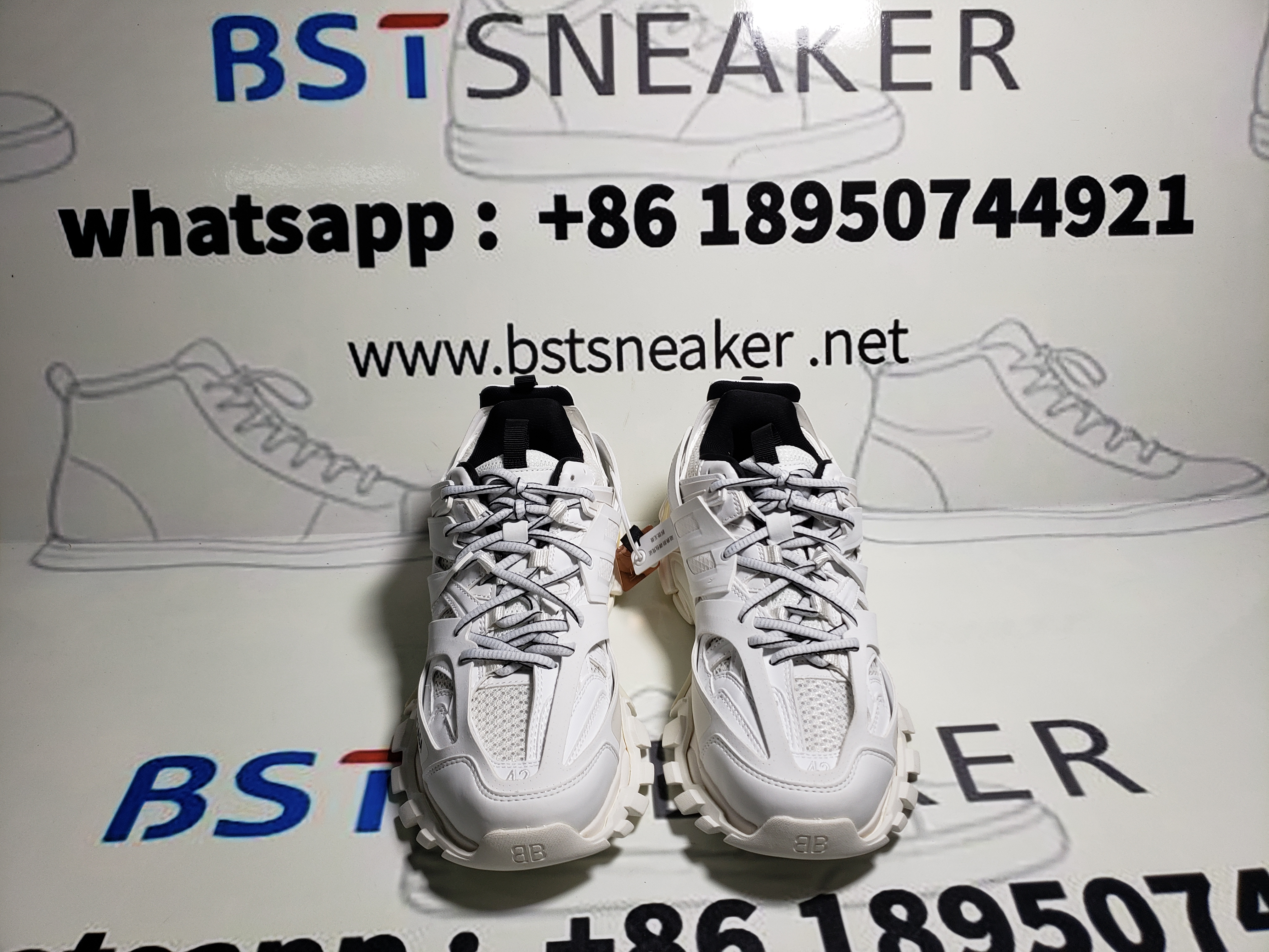 Bstsneaker-Balenciaga Track S.Black White 542436 W3AC1 9010 