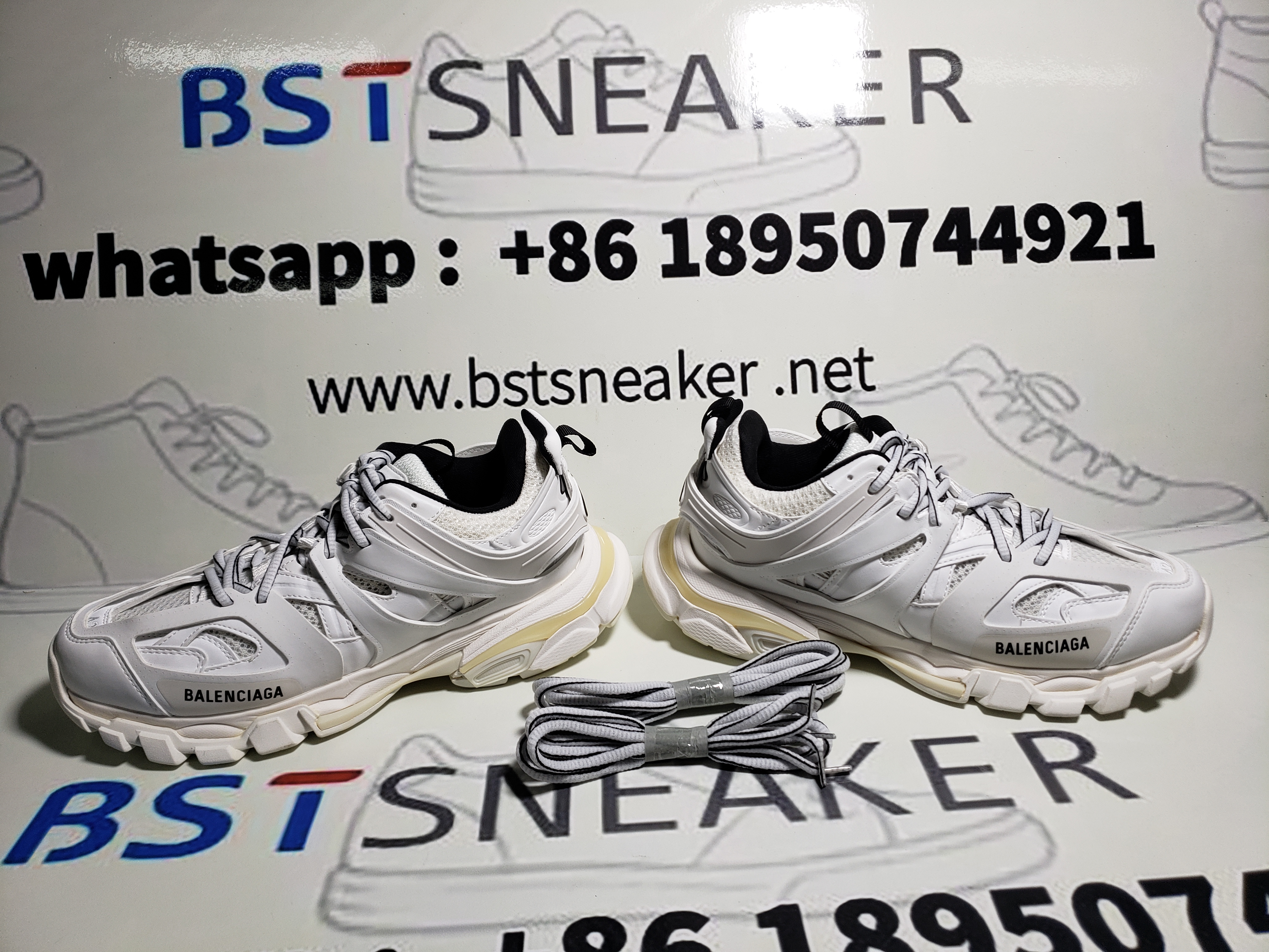 Bstsneaker-Balenciaga Track S.Black White 542436 W3AC1 9010 