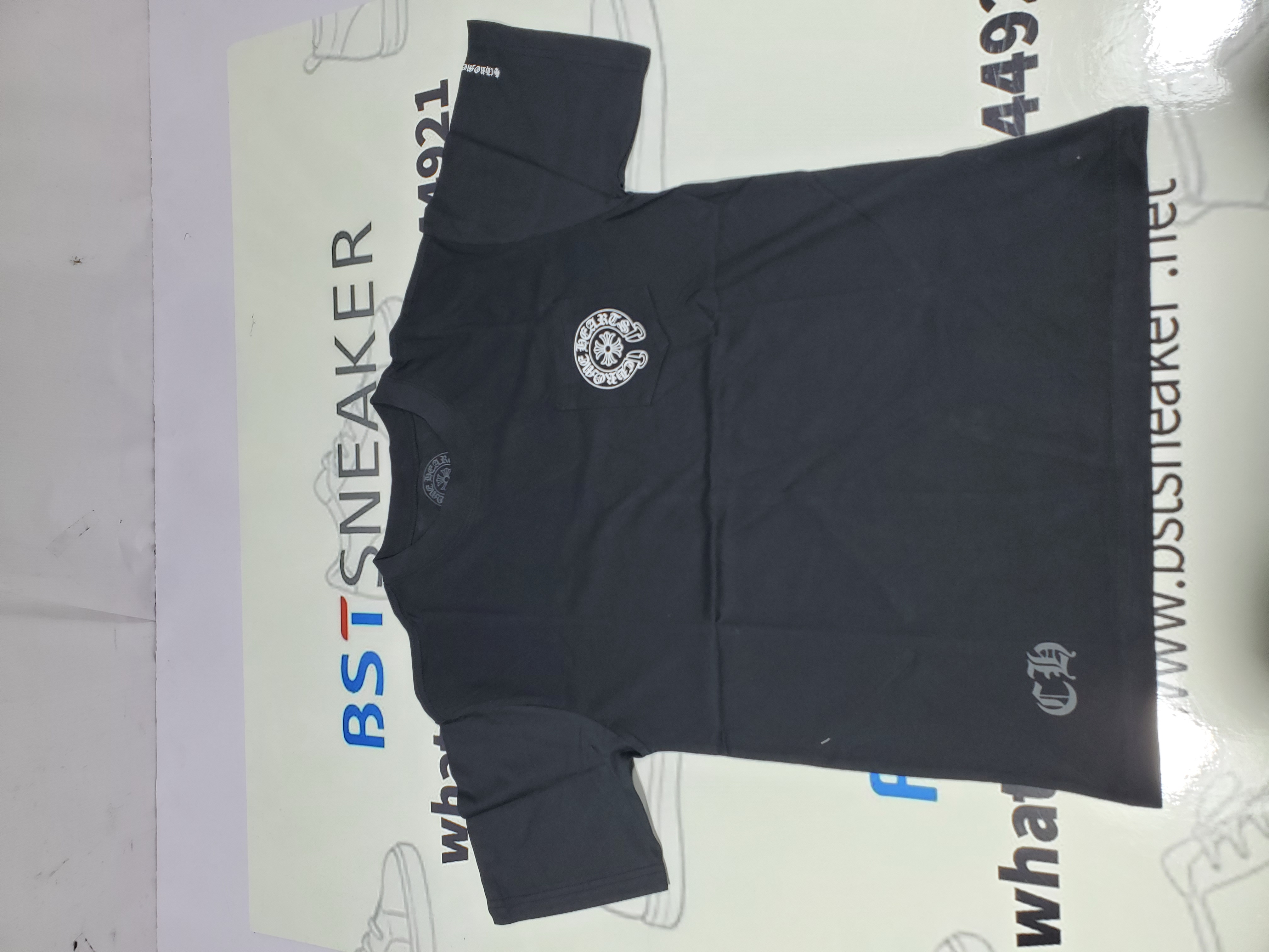 Bstsneaker-Chrome Hearts Logo Pocket T-Shirt SS21 Black 140